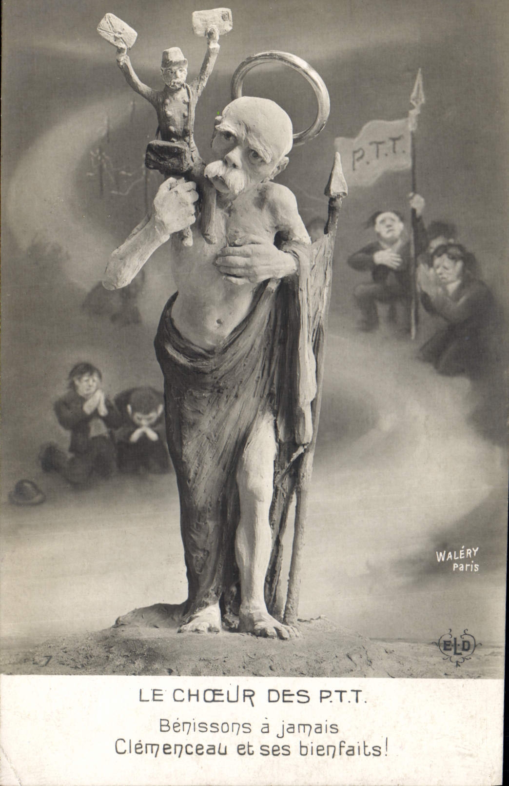 CPA Le choeur des PTT 