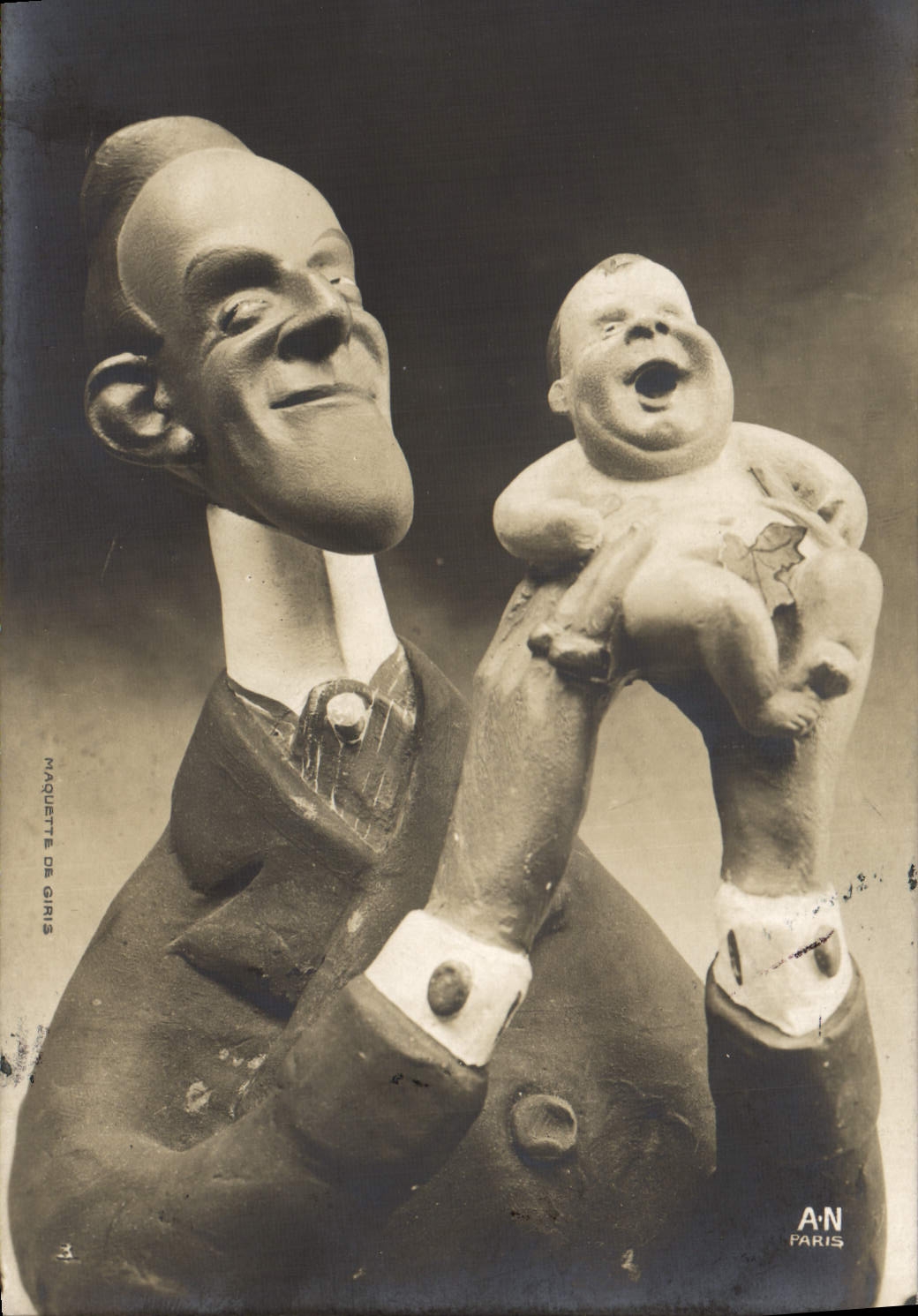 CPA Il grandira car il est espagnol