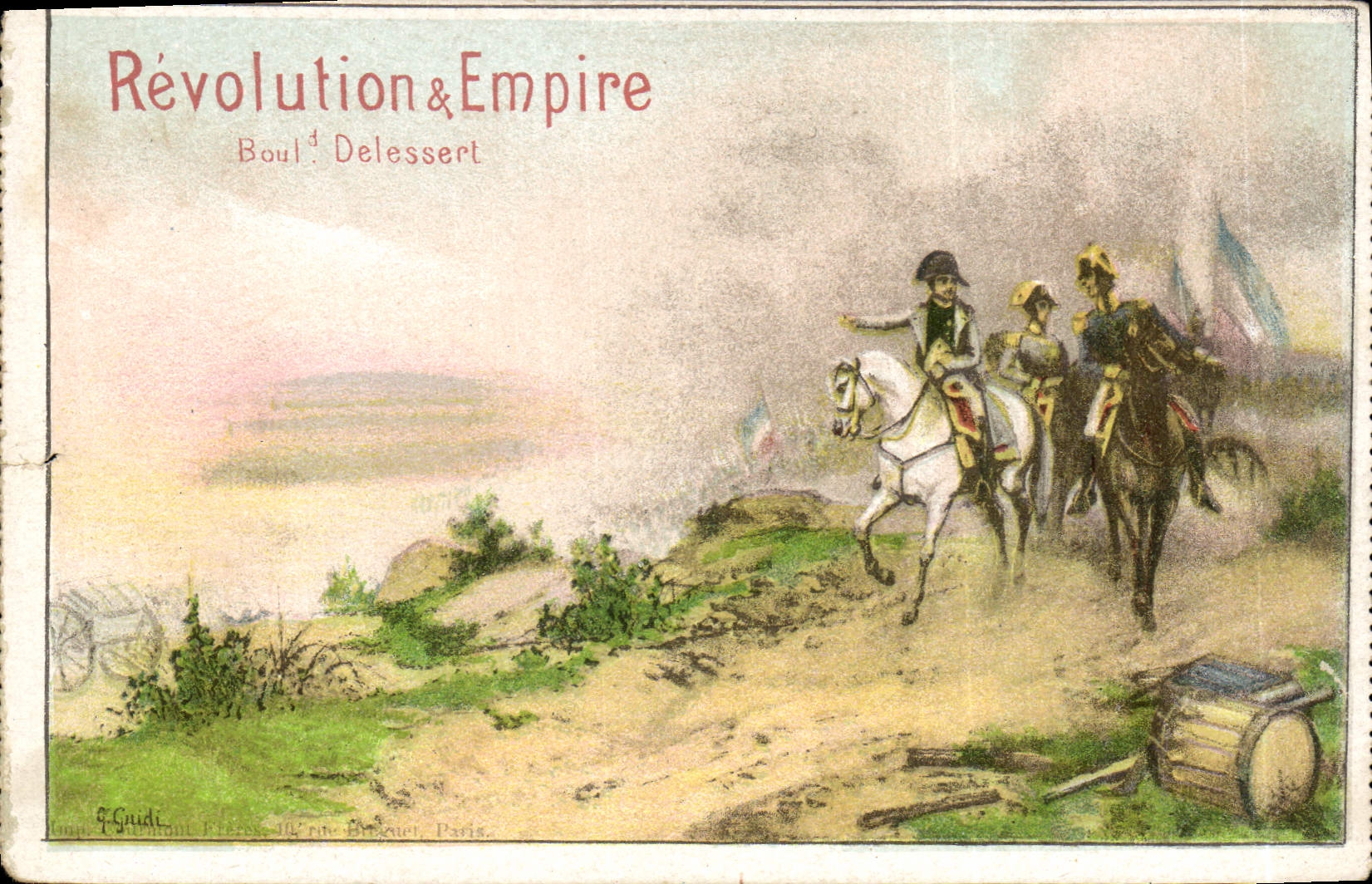 CPA Fantaisie Illustrateur Revolution et Empire Napoleon 1er Delessert 