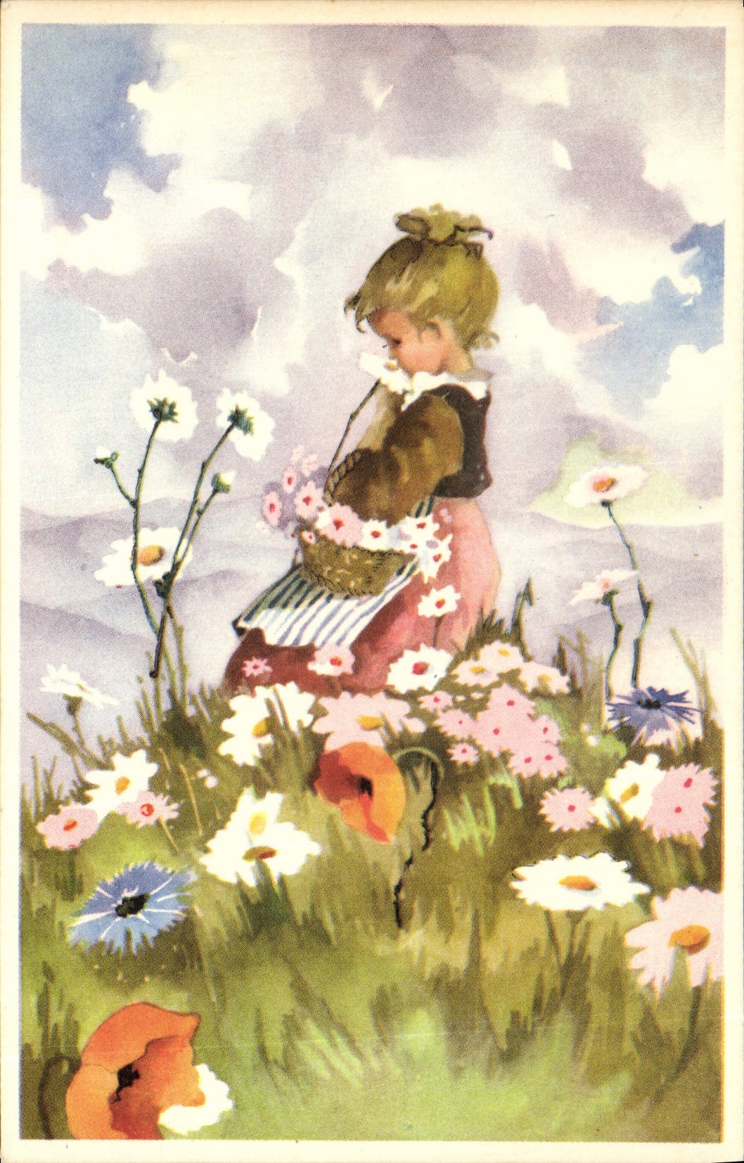 CPA Fantaisie Illustrateur Enfant 