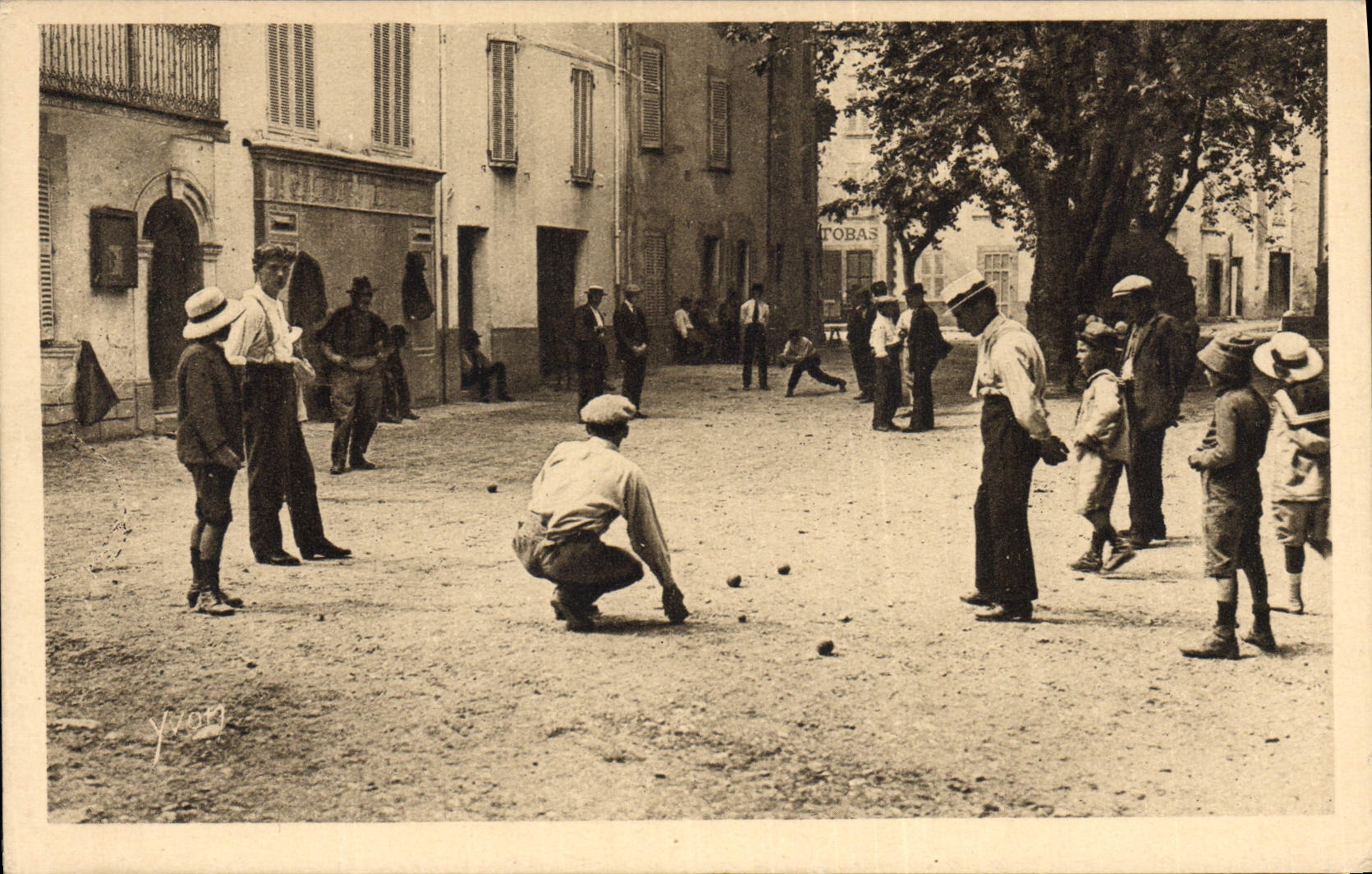 CPA Petanque Provence Joueurs de boules