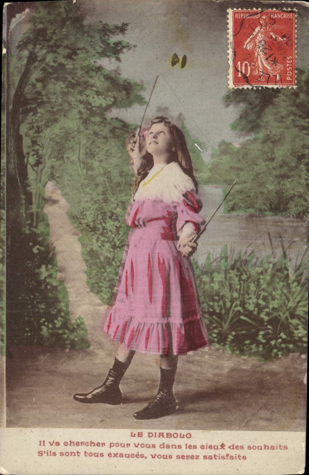 CPA Diabolo Enfant 