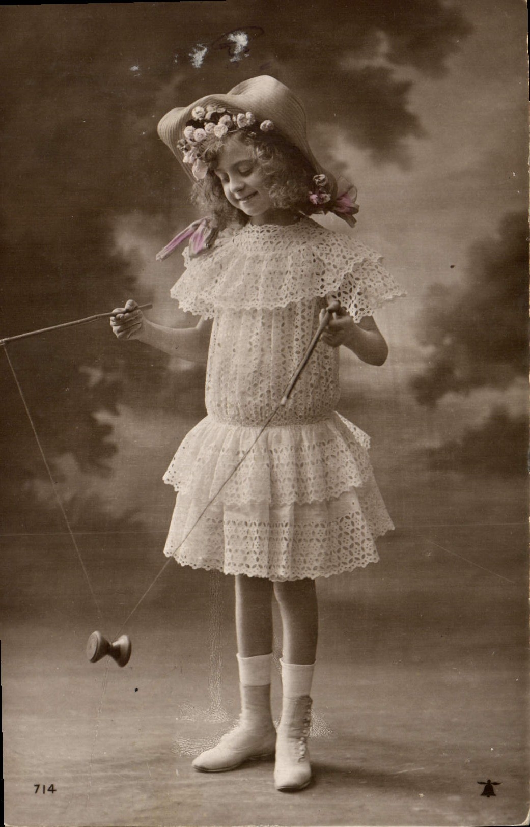 CPA Diabolo Enfant 