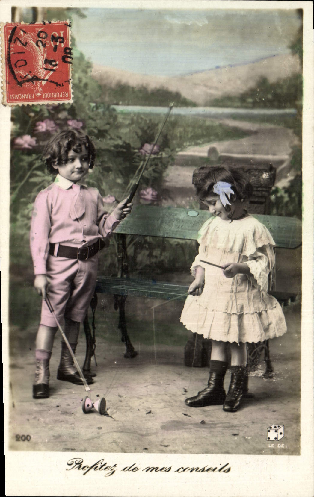 CPA Diabolo Enfants 