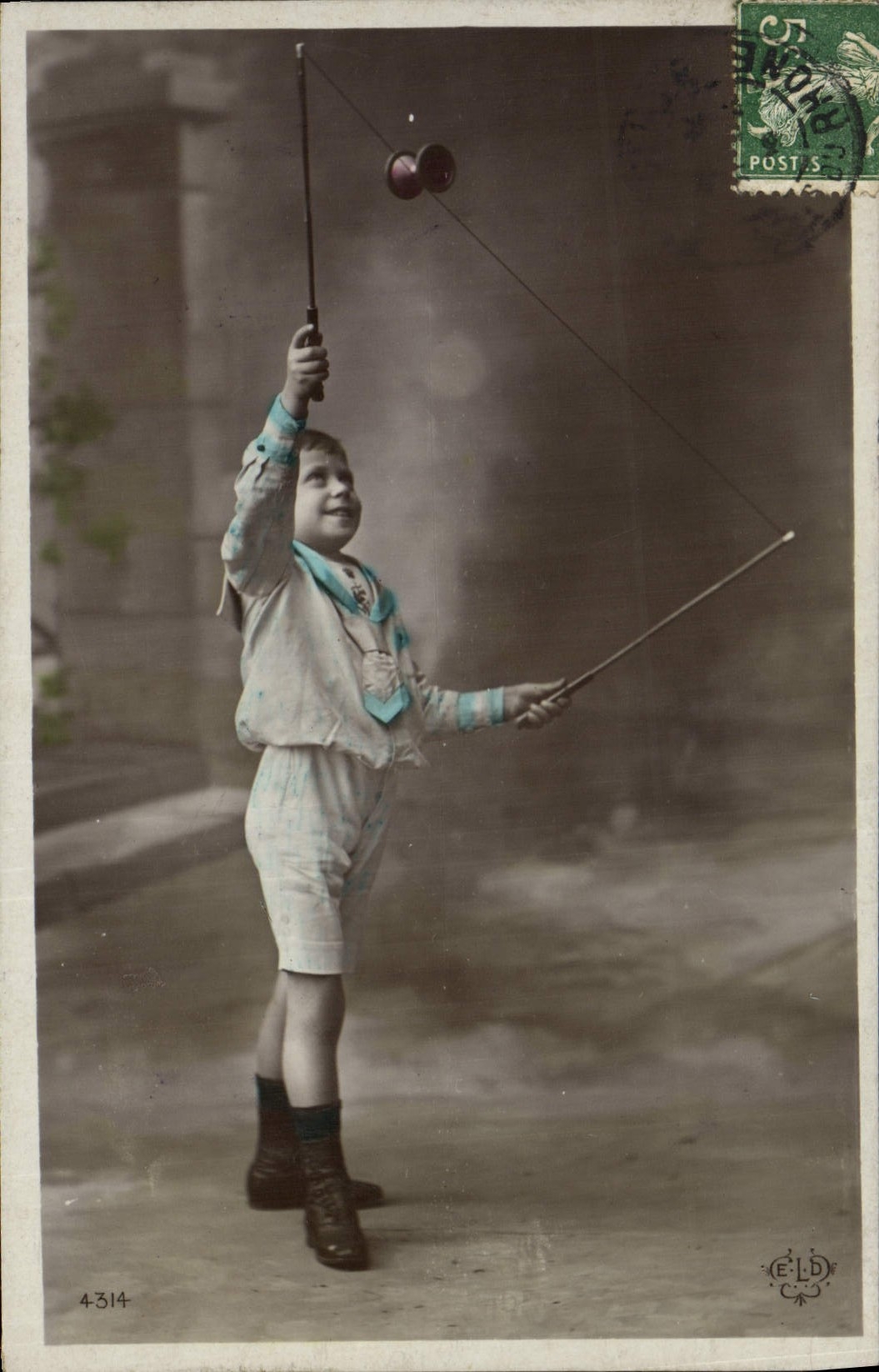 CPA Diabolo Enfant 