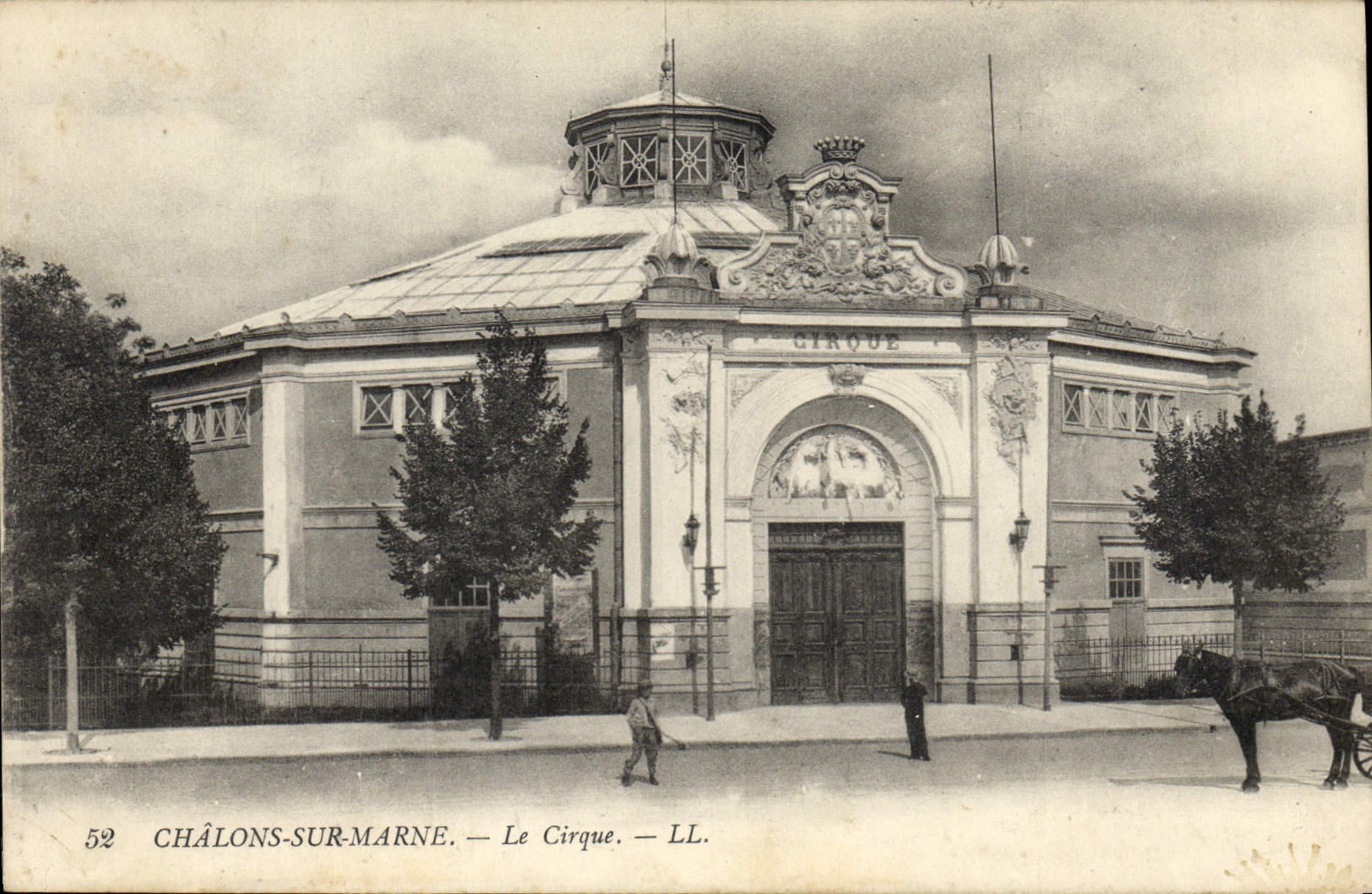 Vintage Postcard Circus Trawl-nets on the Marne