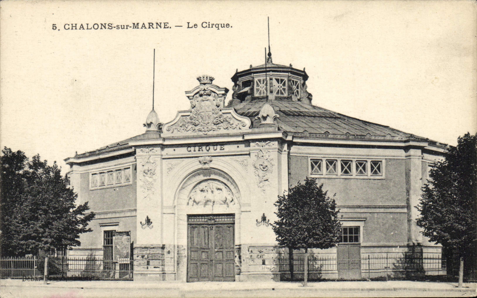CPA Cirque Chalons sur Marne 