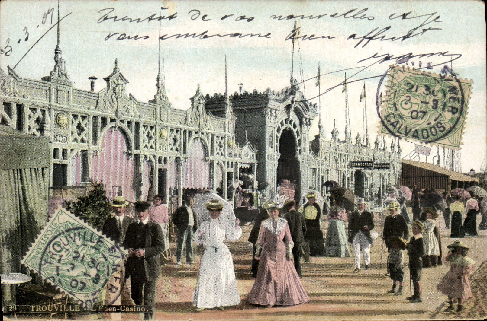 CPA Cirque Trouville L'Eden Casino 