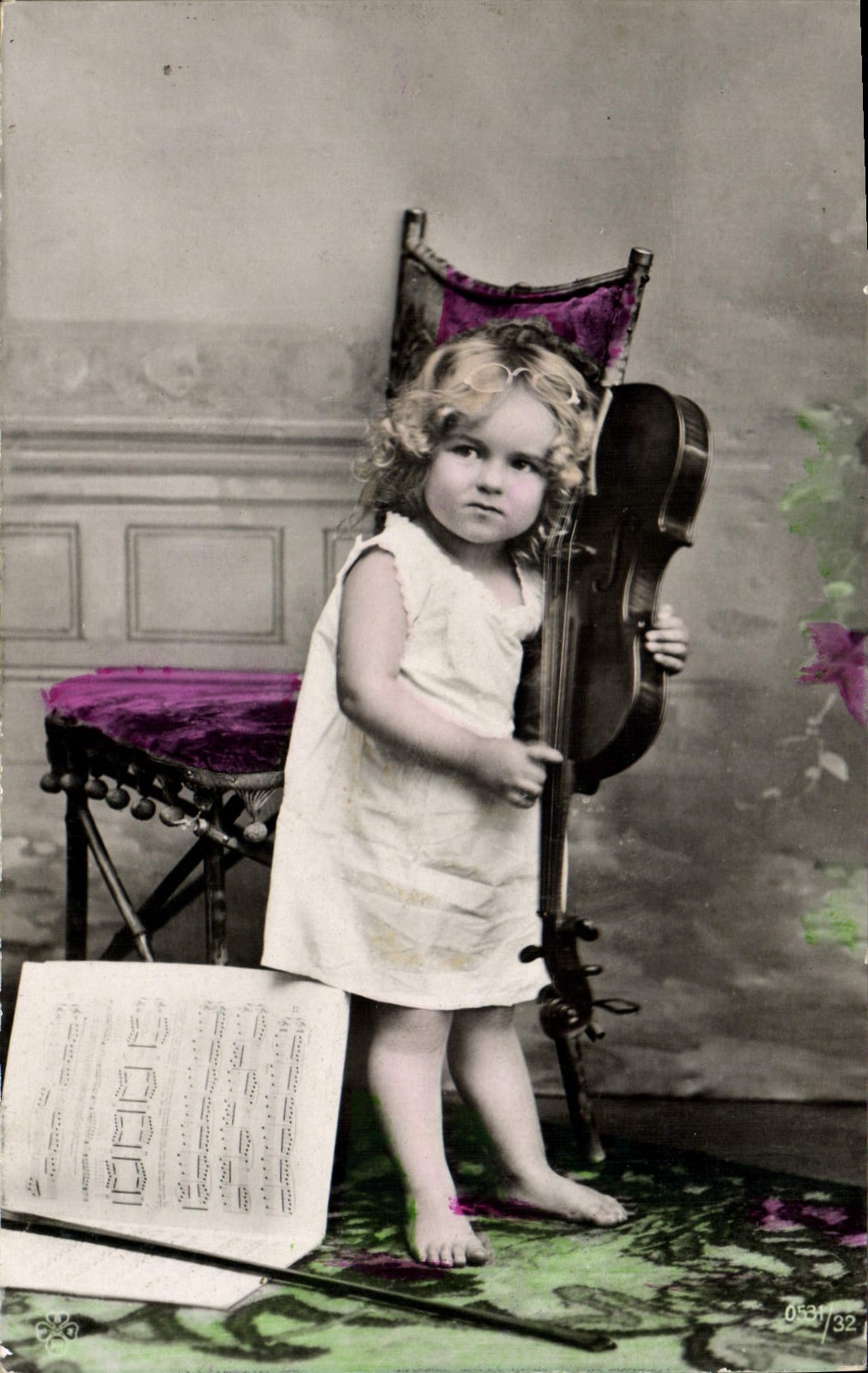 CPA Enfant Violon 