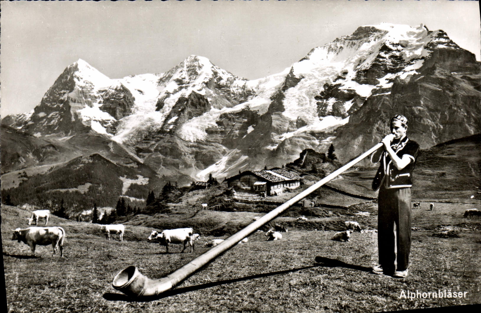 Postal Alphornblaser