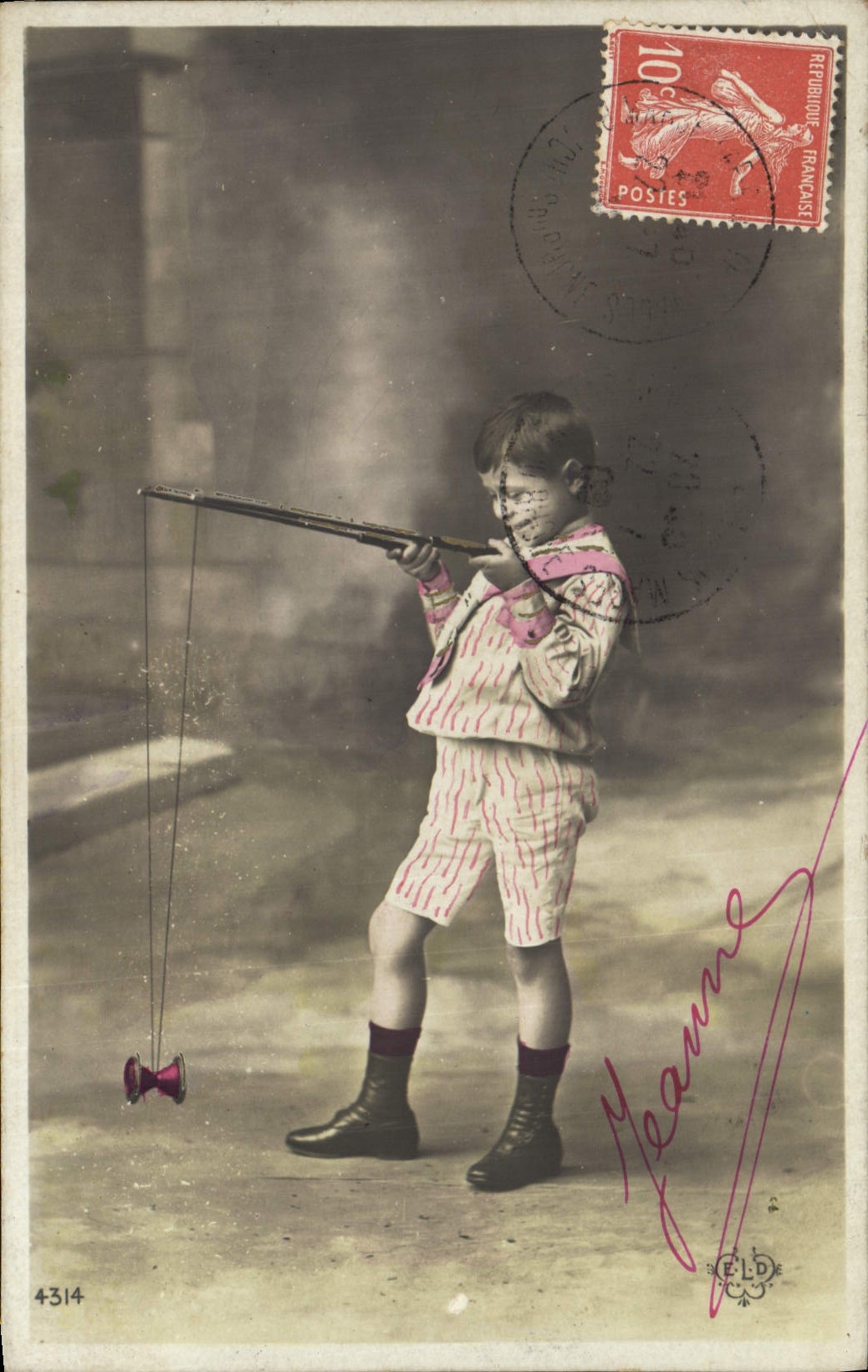 CPA Diabolo Enfant 
