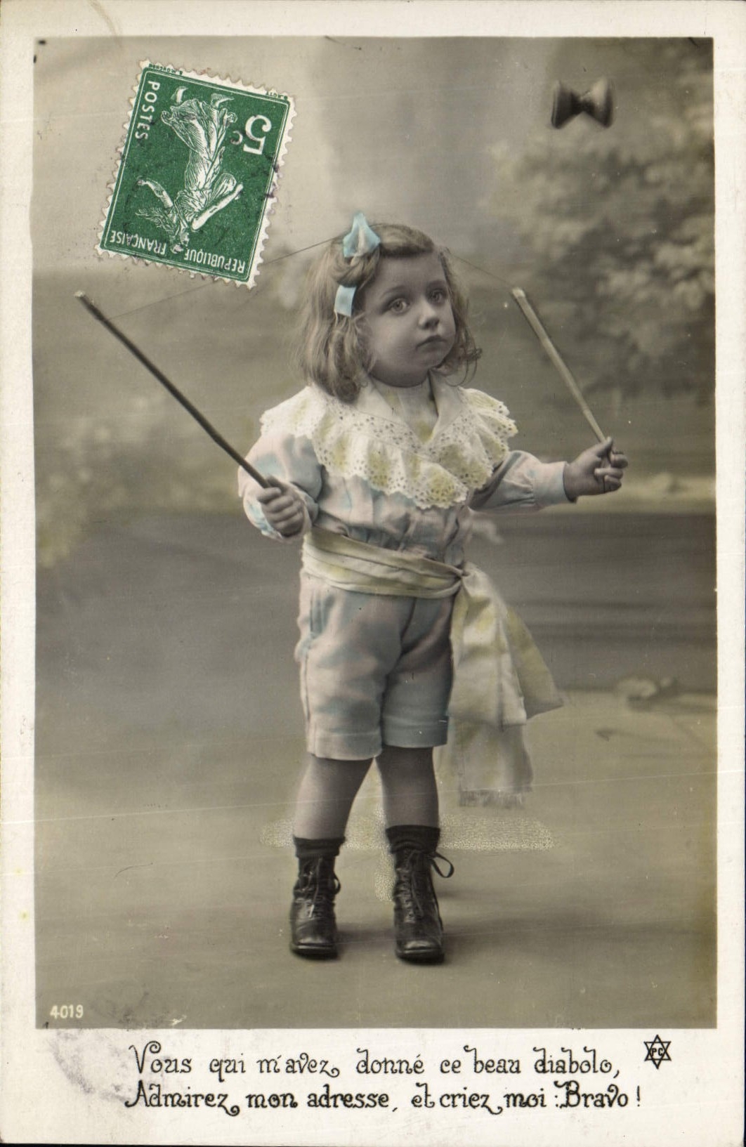 CPA Diabolo Enfant 