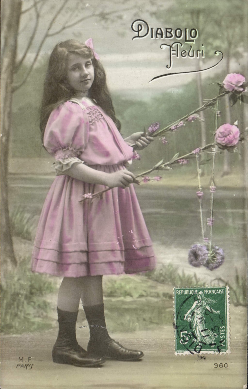 CPA Diabolo Enfant 
