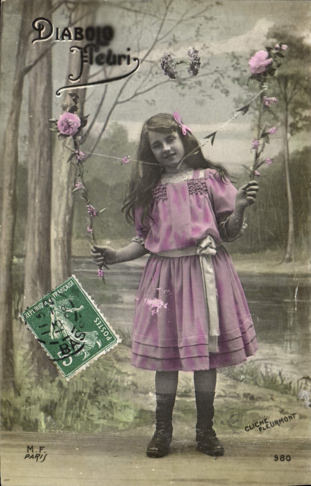 CPA Diabolo Enfant 