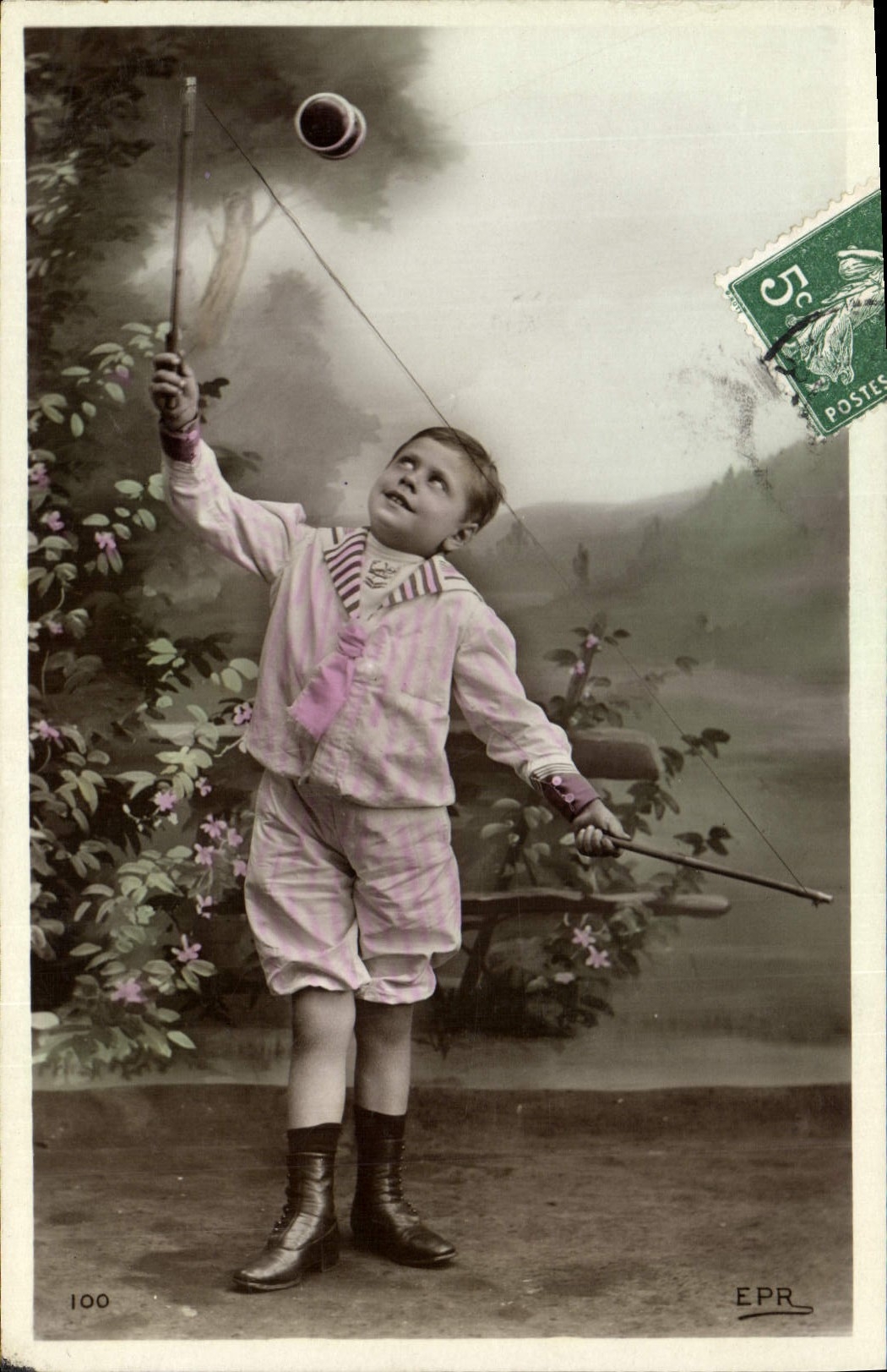CPA Diabolo Enfant 