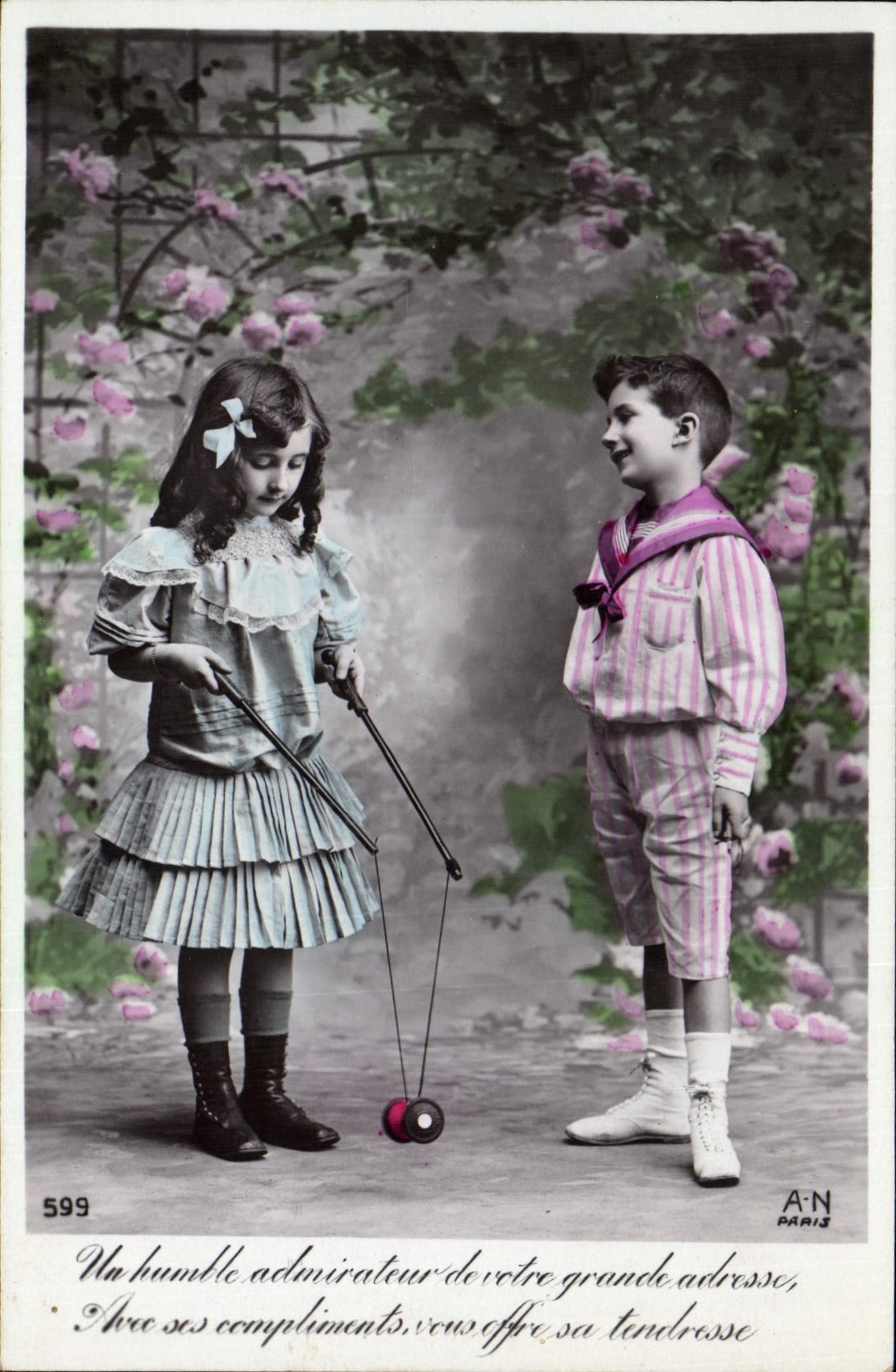 CPA Diabolo Enfants 