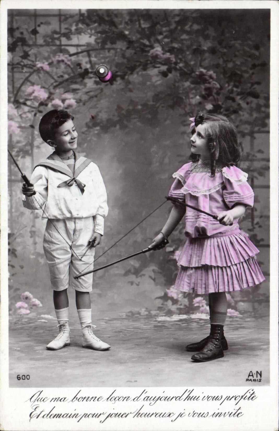 CPA Diabolo Enfant 