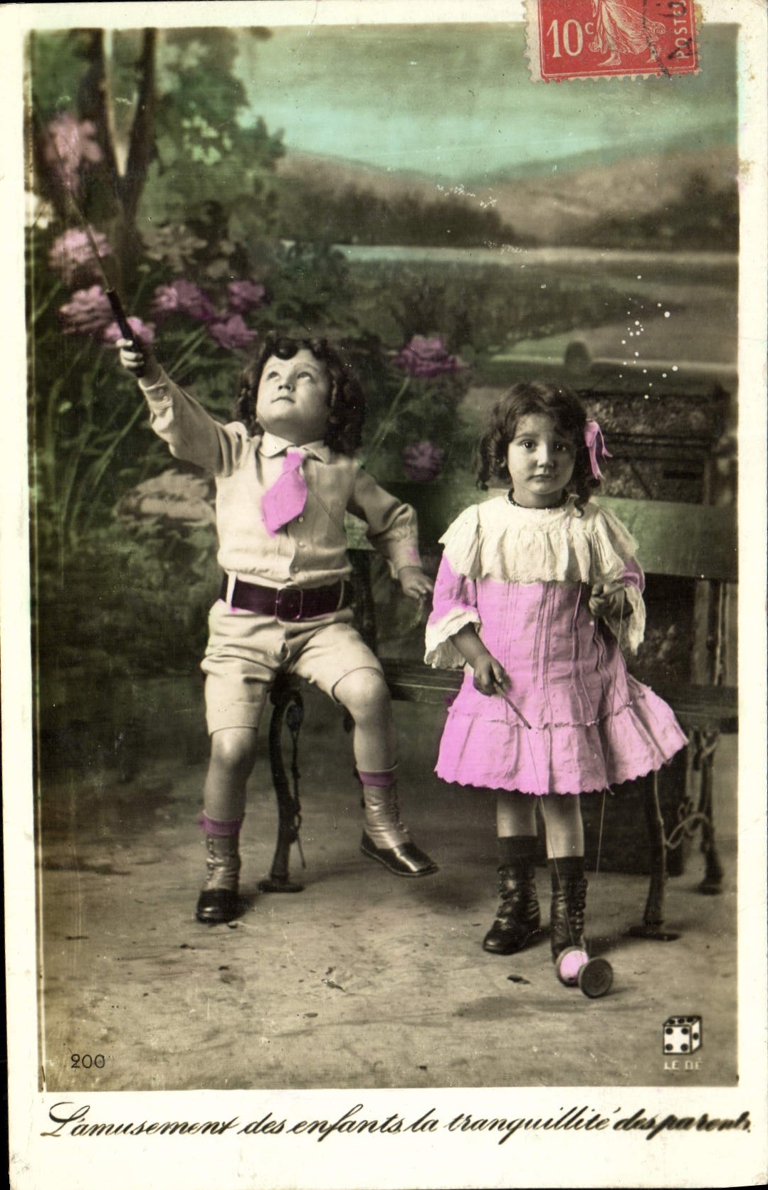CPA Diabolo Enfant 