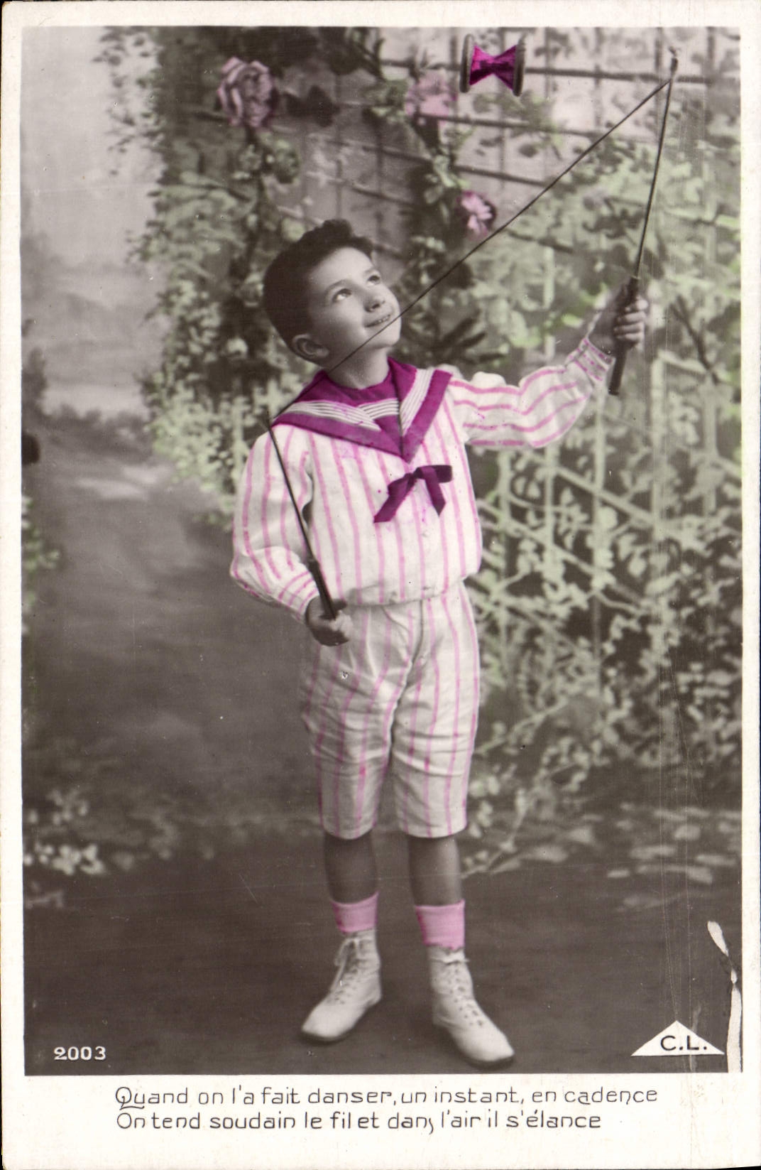CPA Diabolo Enfant 