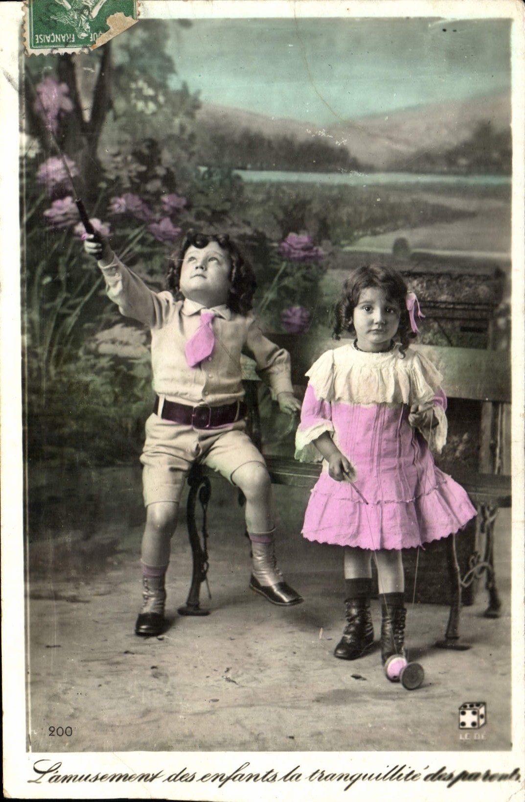 CPA Diabolo Enfants 