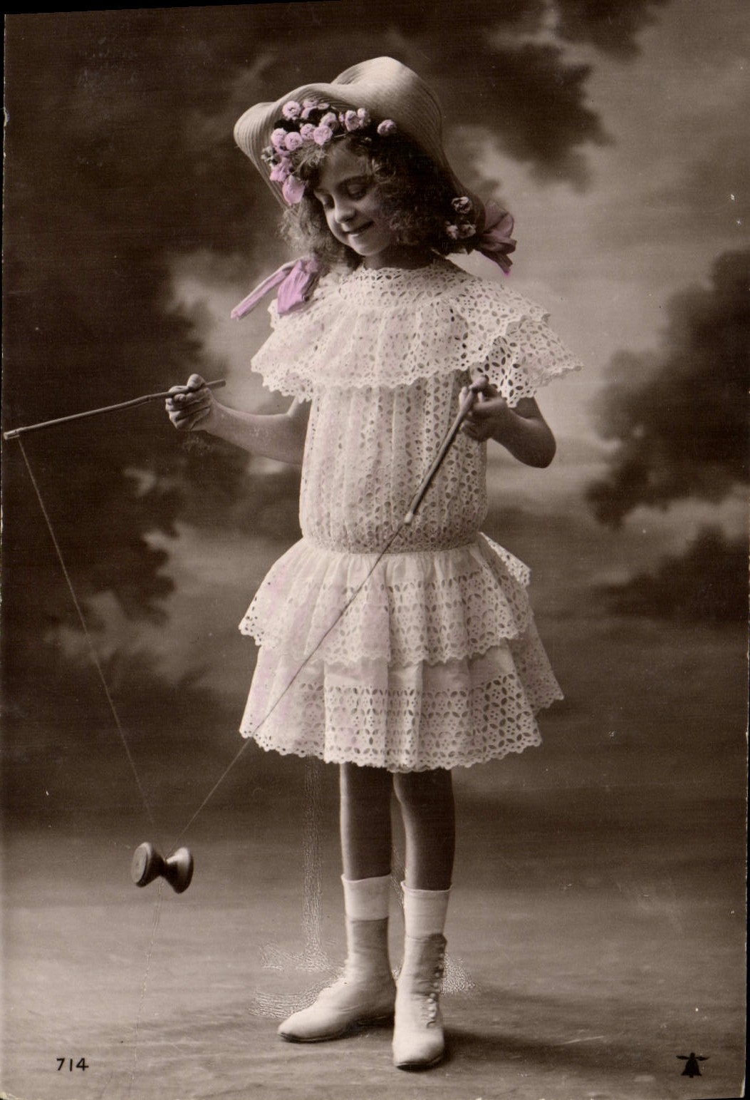 CPA Diabolo Enfant 
