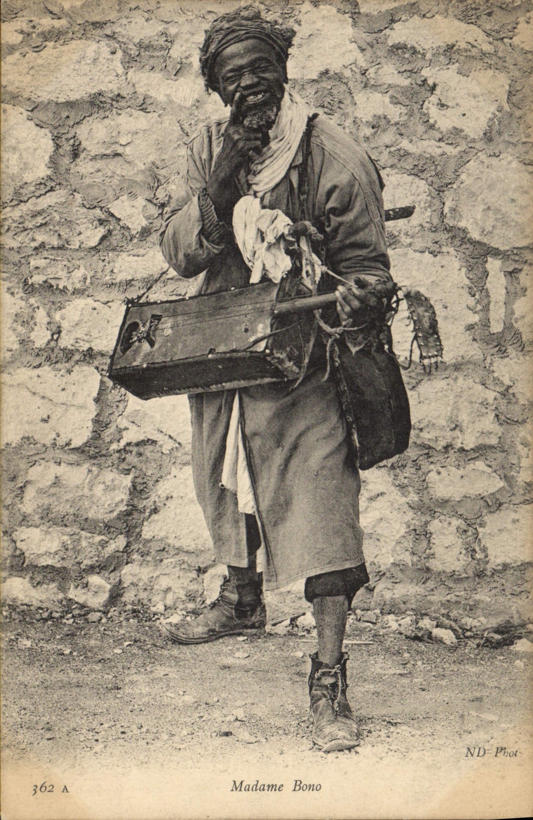 Vintage Postcard Folklore Mrs Bono