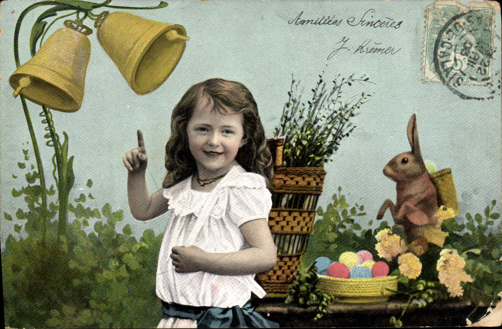 CPA Lapin Enfant