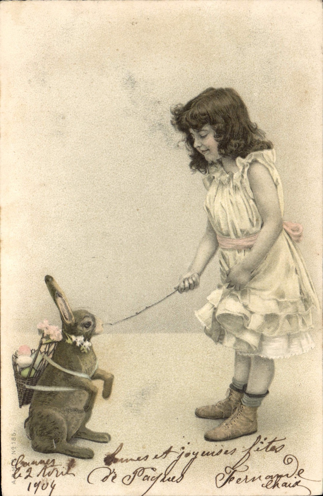 CPA Lapin Enfant 