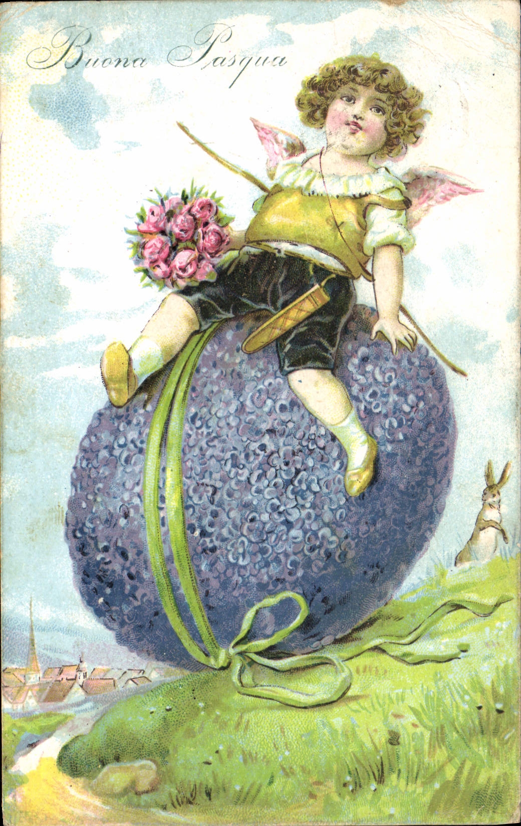 CPA Lapin Enfant 