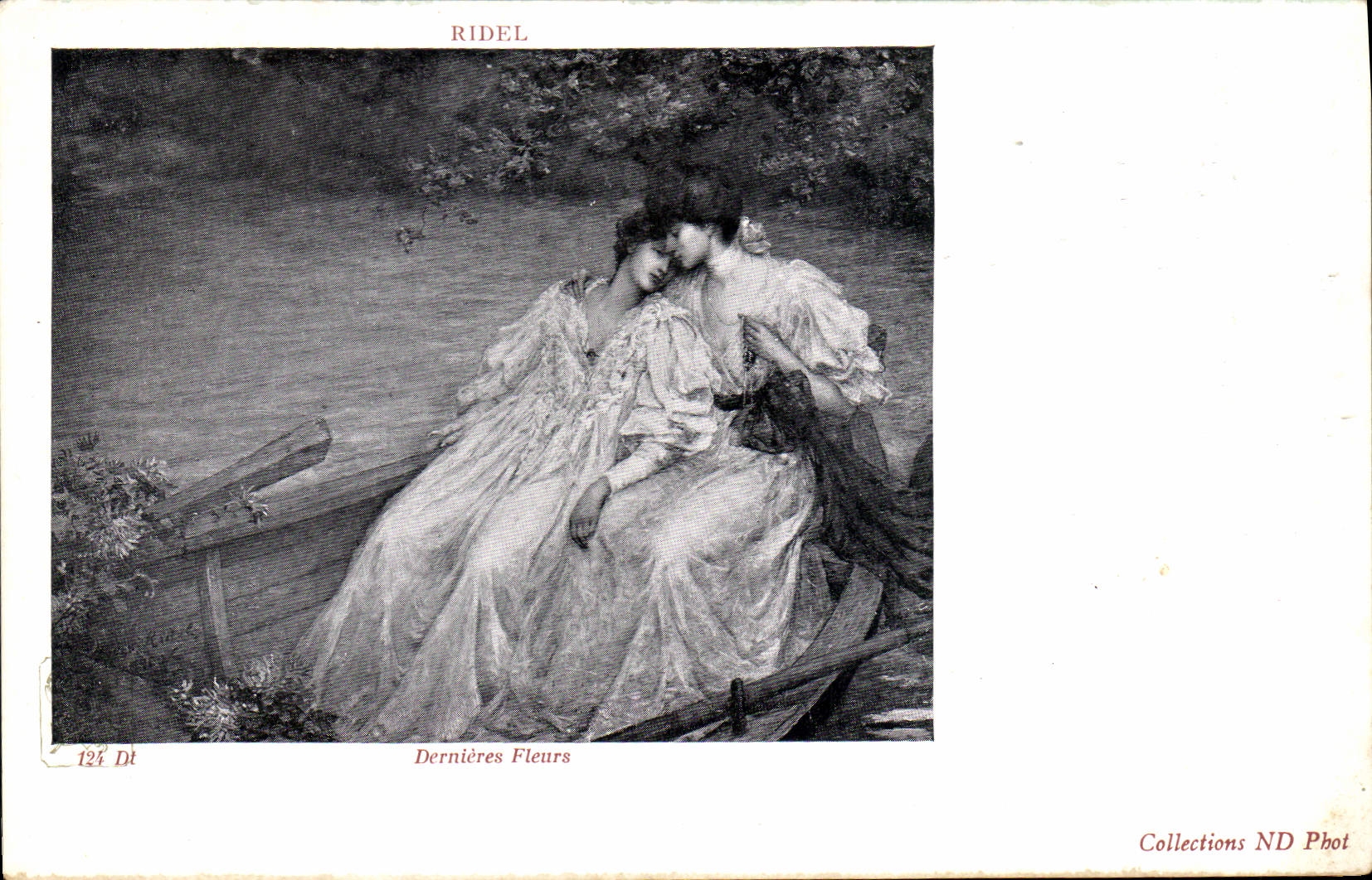 CPA Ridel Dernieres fleurs 