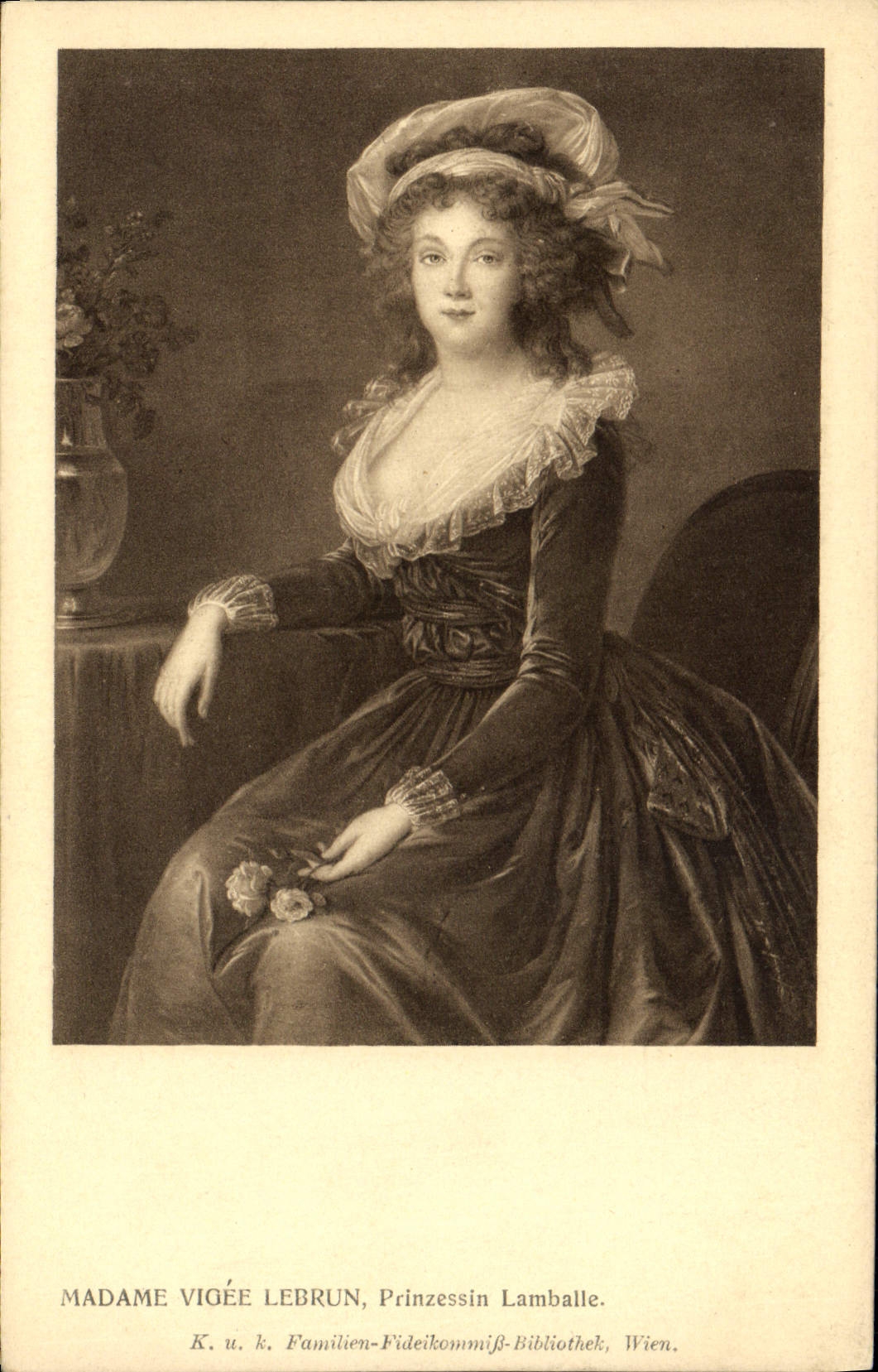 CPA Madame Vigee Lebrun Prinzessin Lamballe 