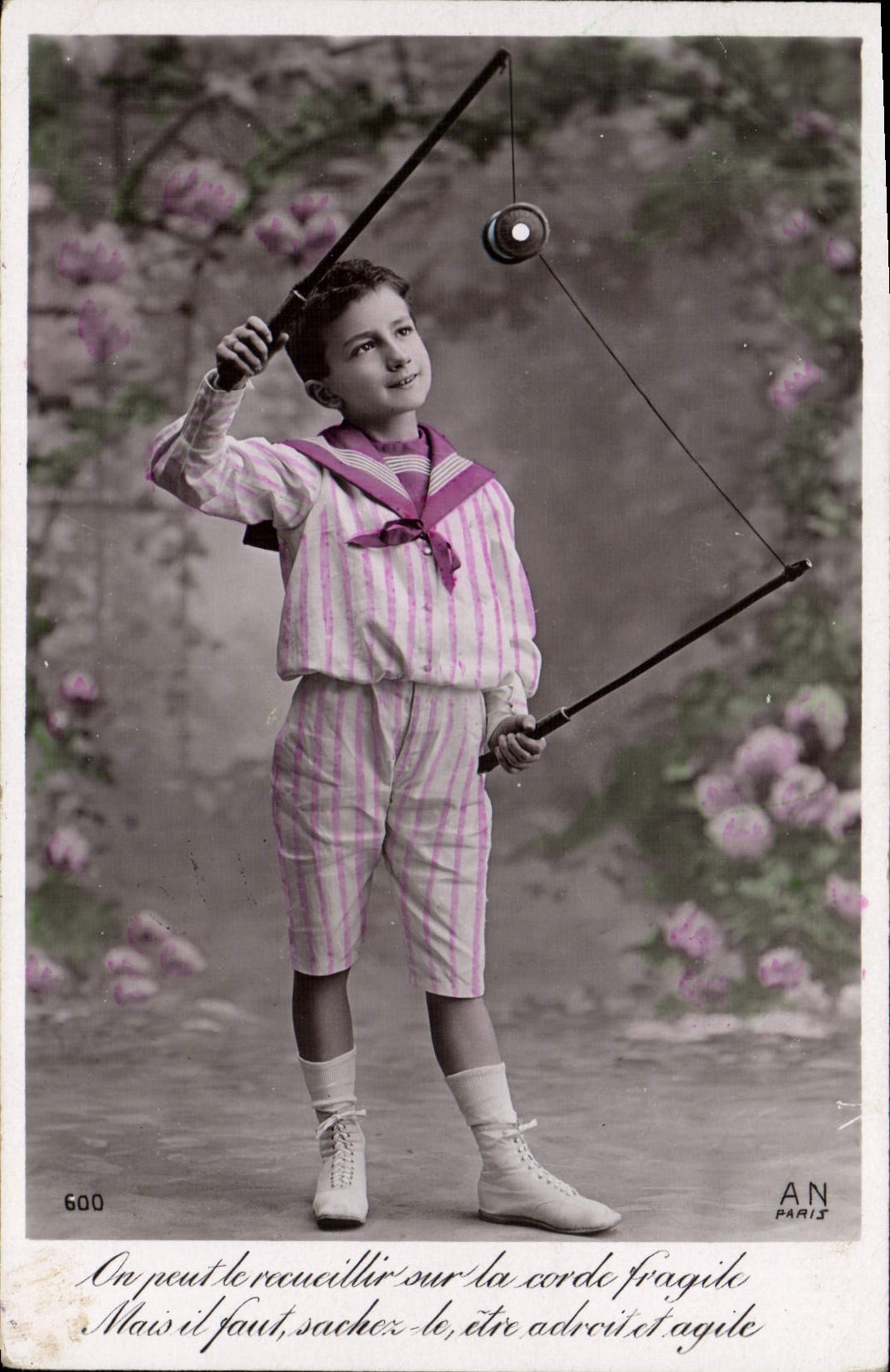 CPA Enfant Diabolo 