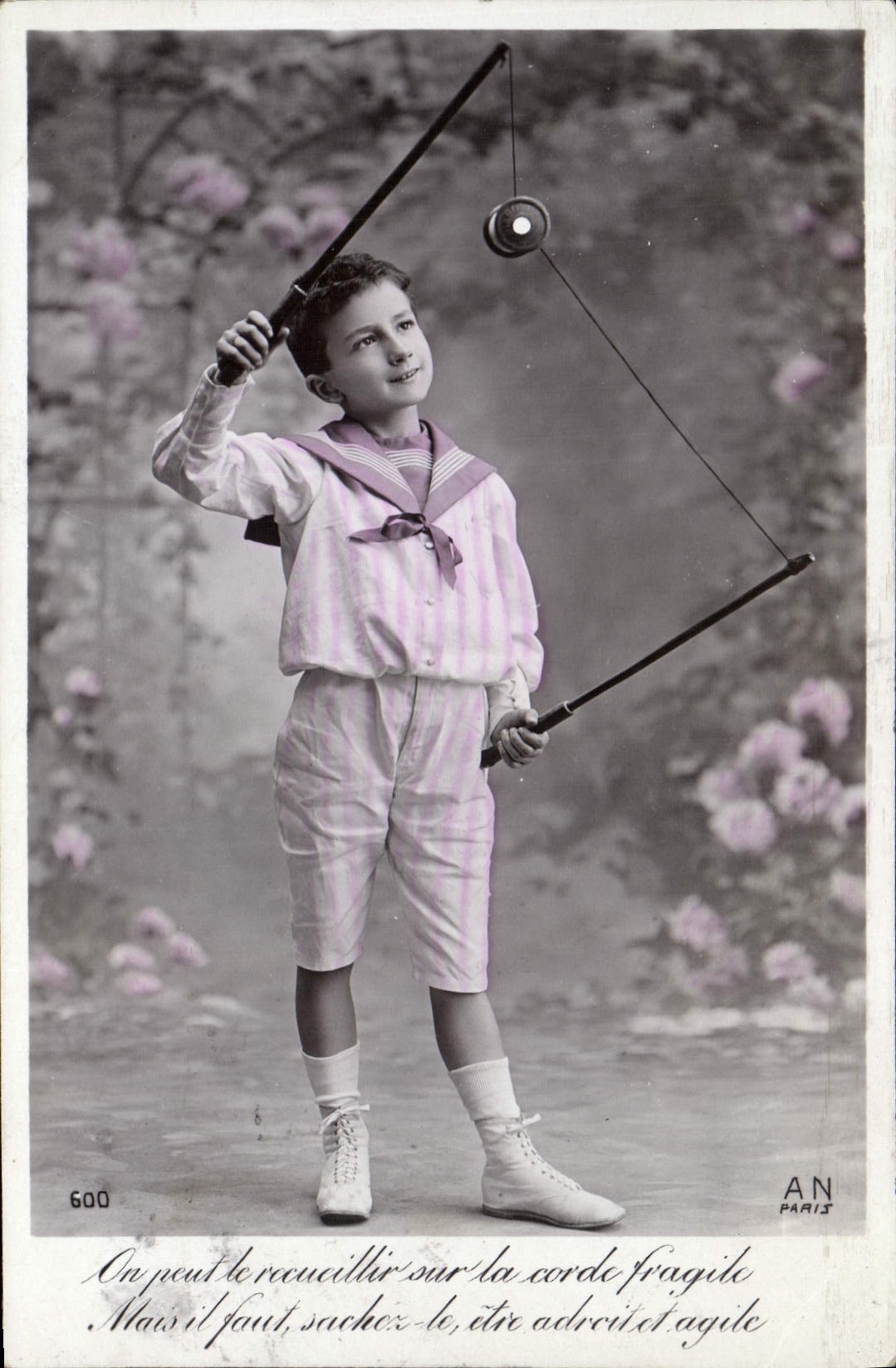 CPA Enfant Diabolo 