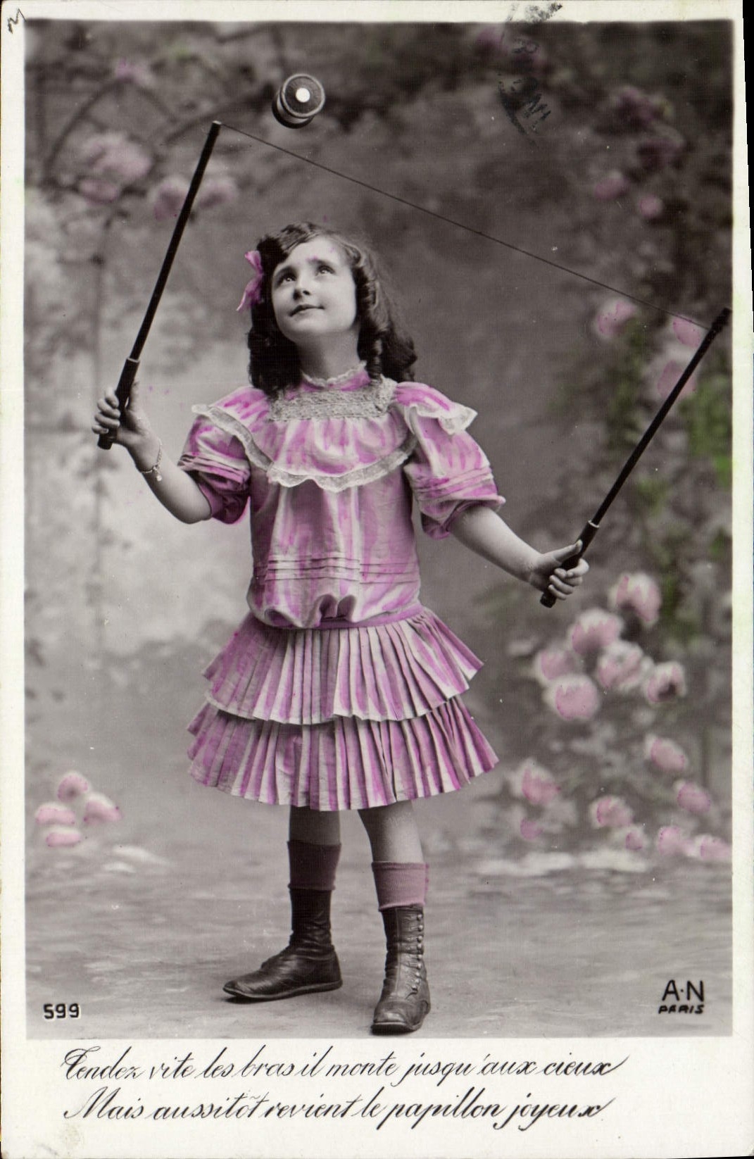 CPA Enfant Diabolo 