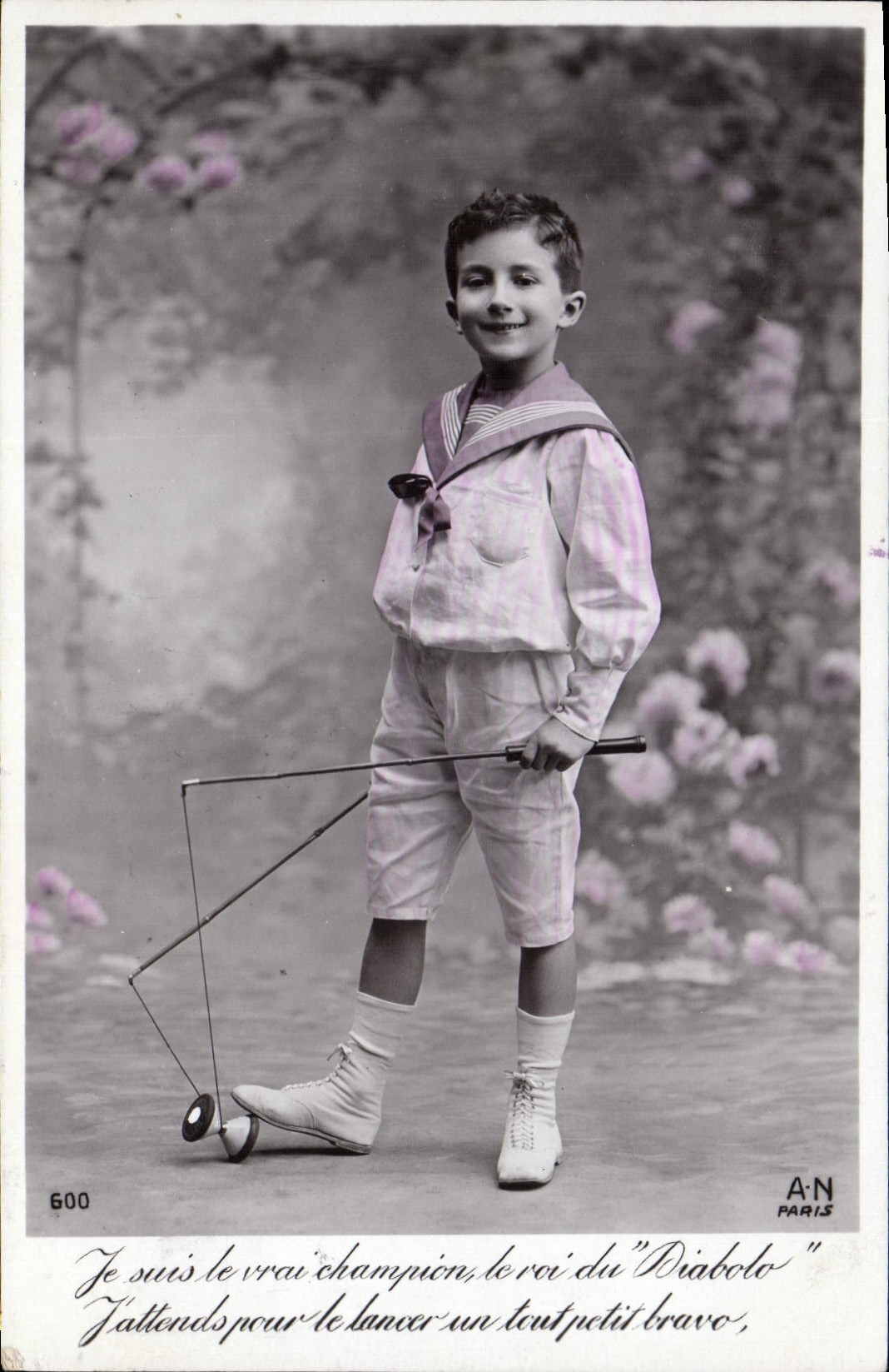 CPA Enfant Diabolo 