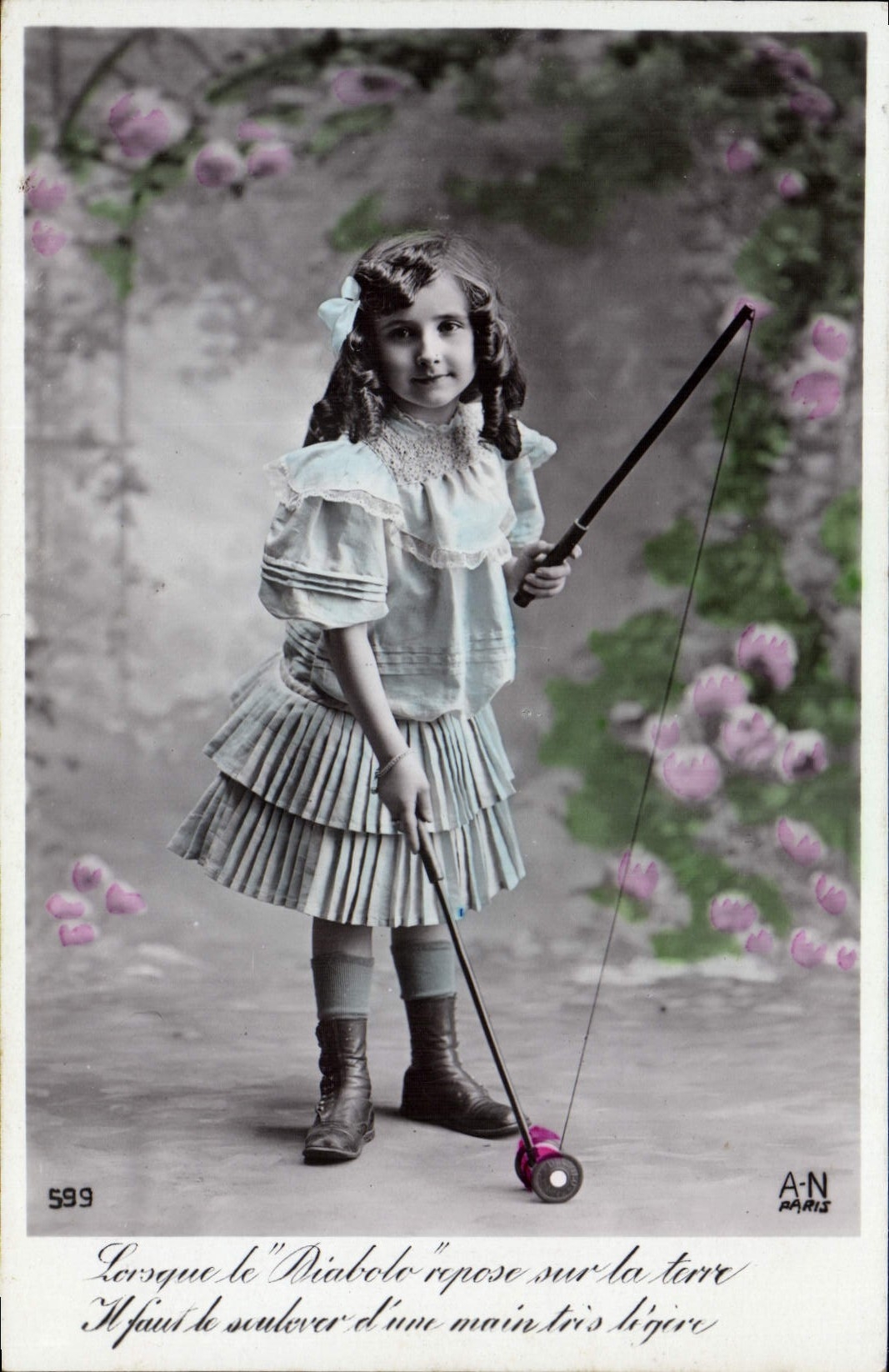 CPA Enfant Diabolo 