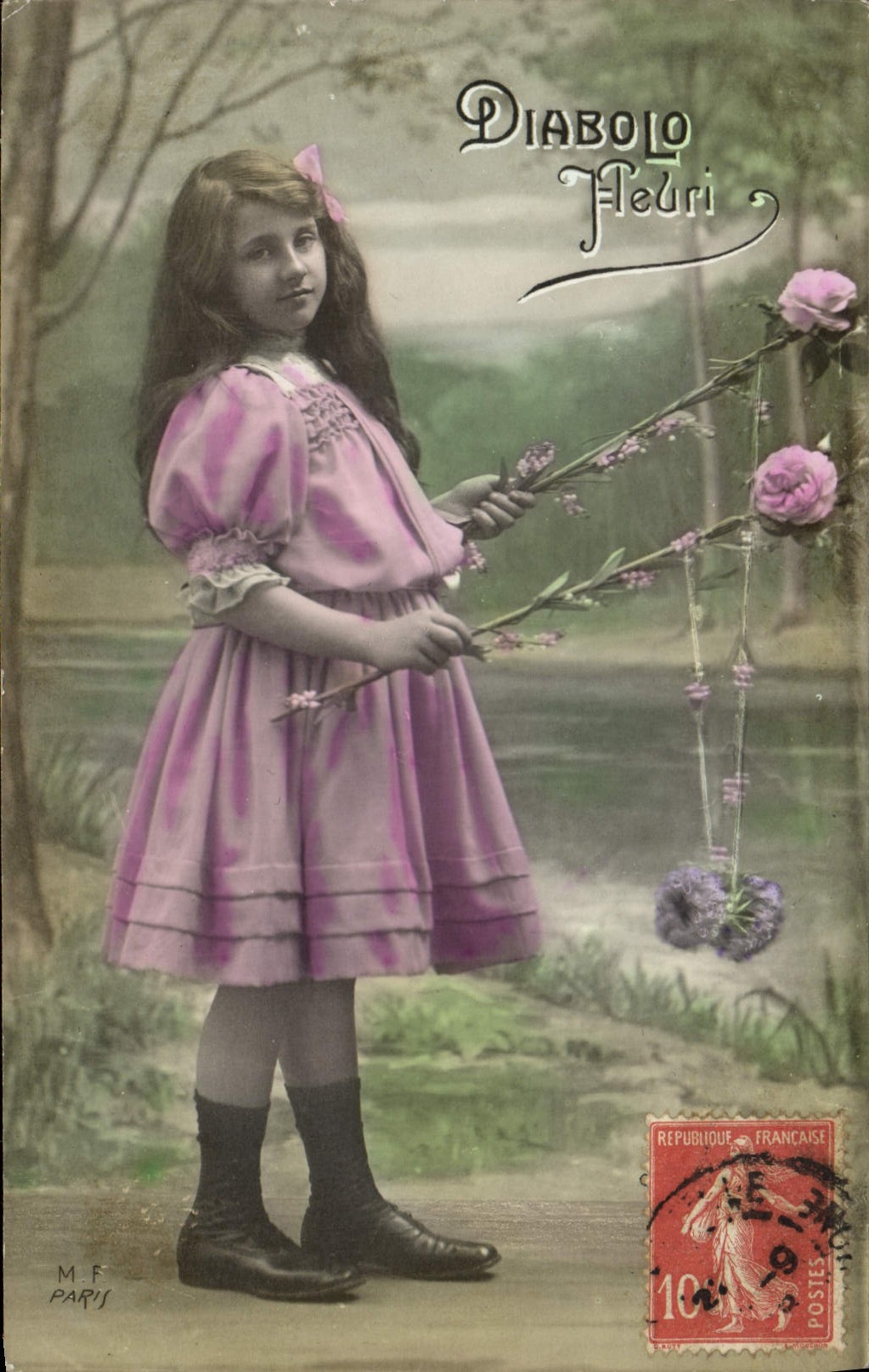 CPA Enfant Diabolo 