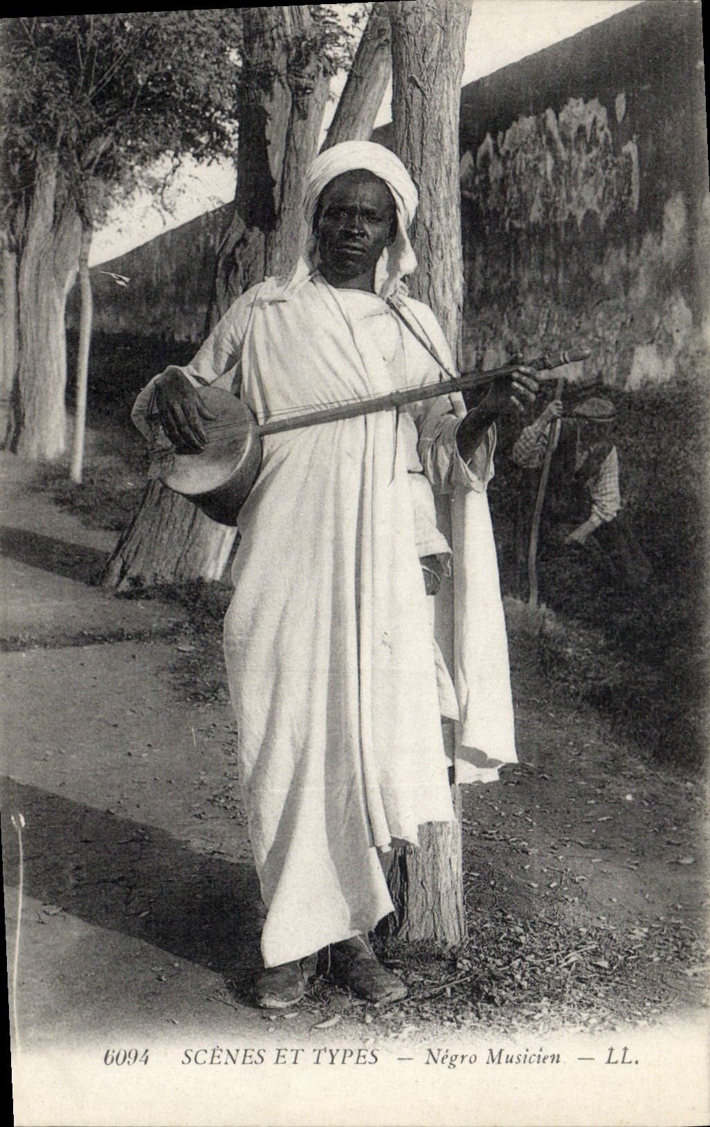 CPA Folklore Negro musicien 