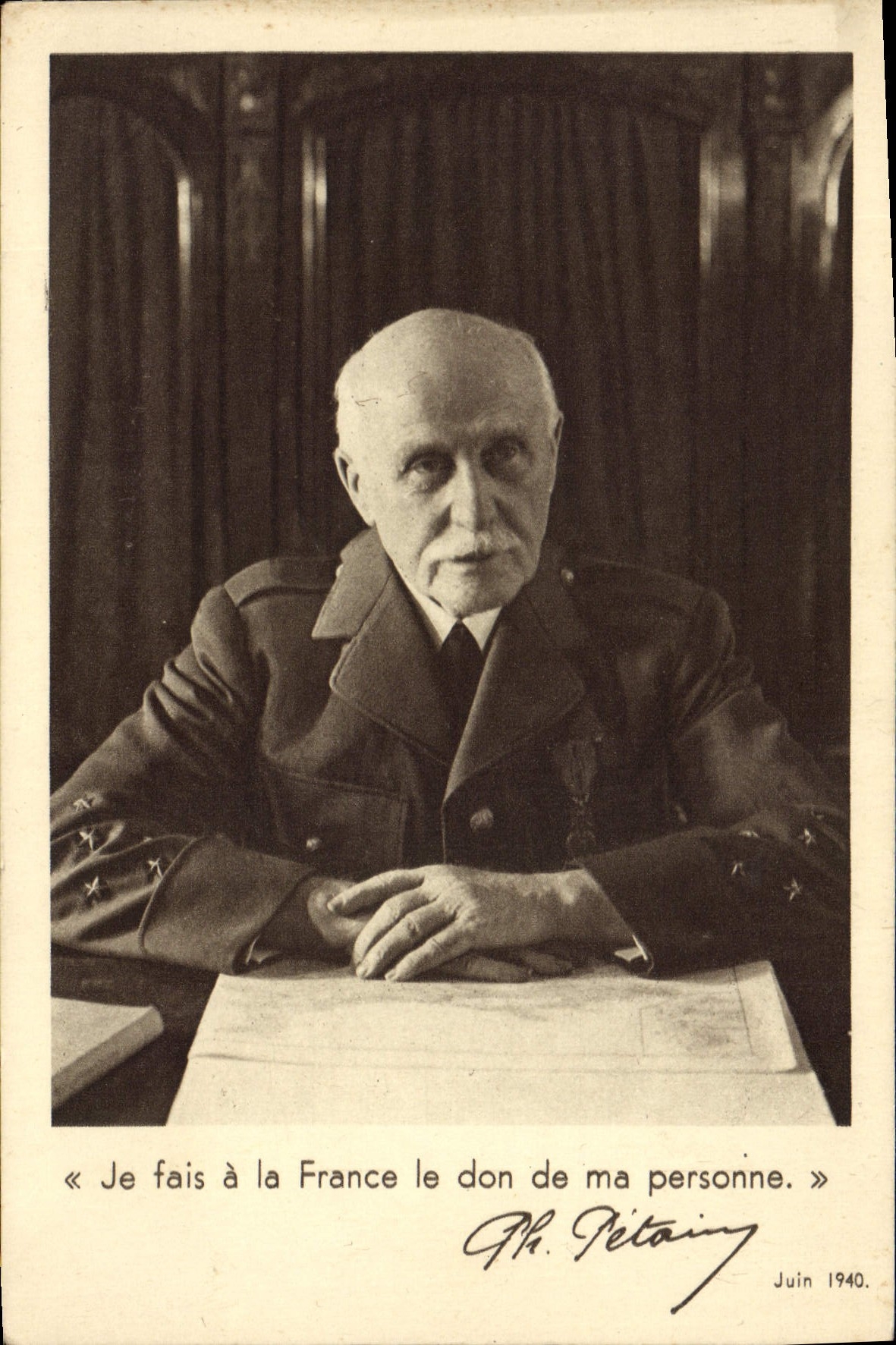 CPA Militaria Philippe Petain 