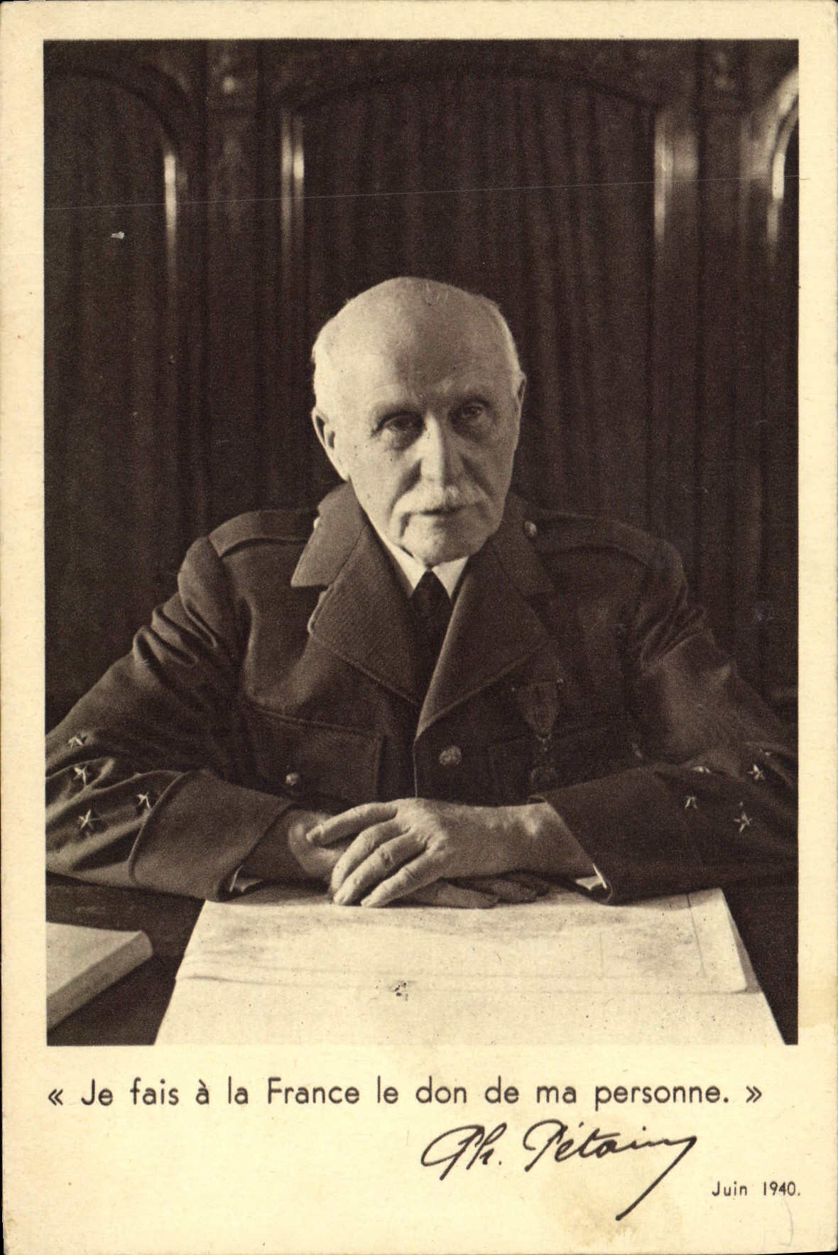 CPA Militaria Philippe Petain 