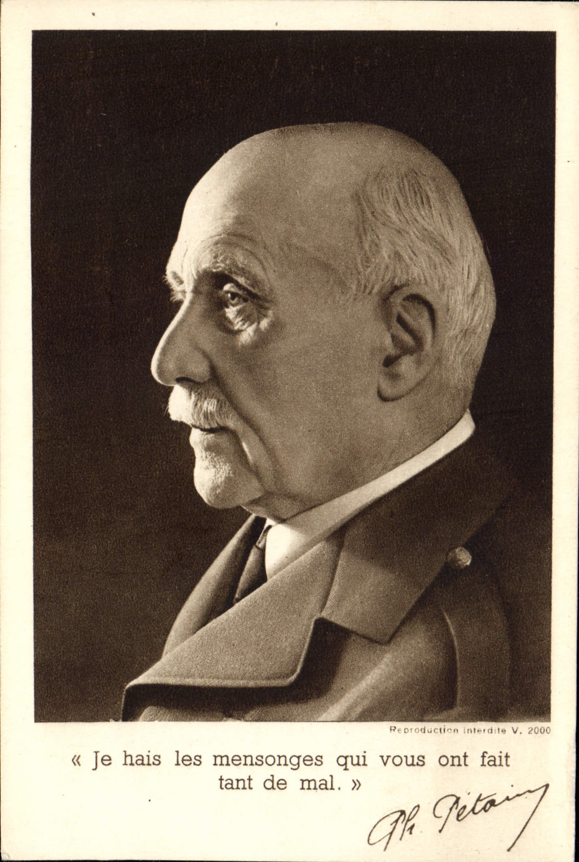 CPA Militaria Philippe Petain 