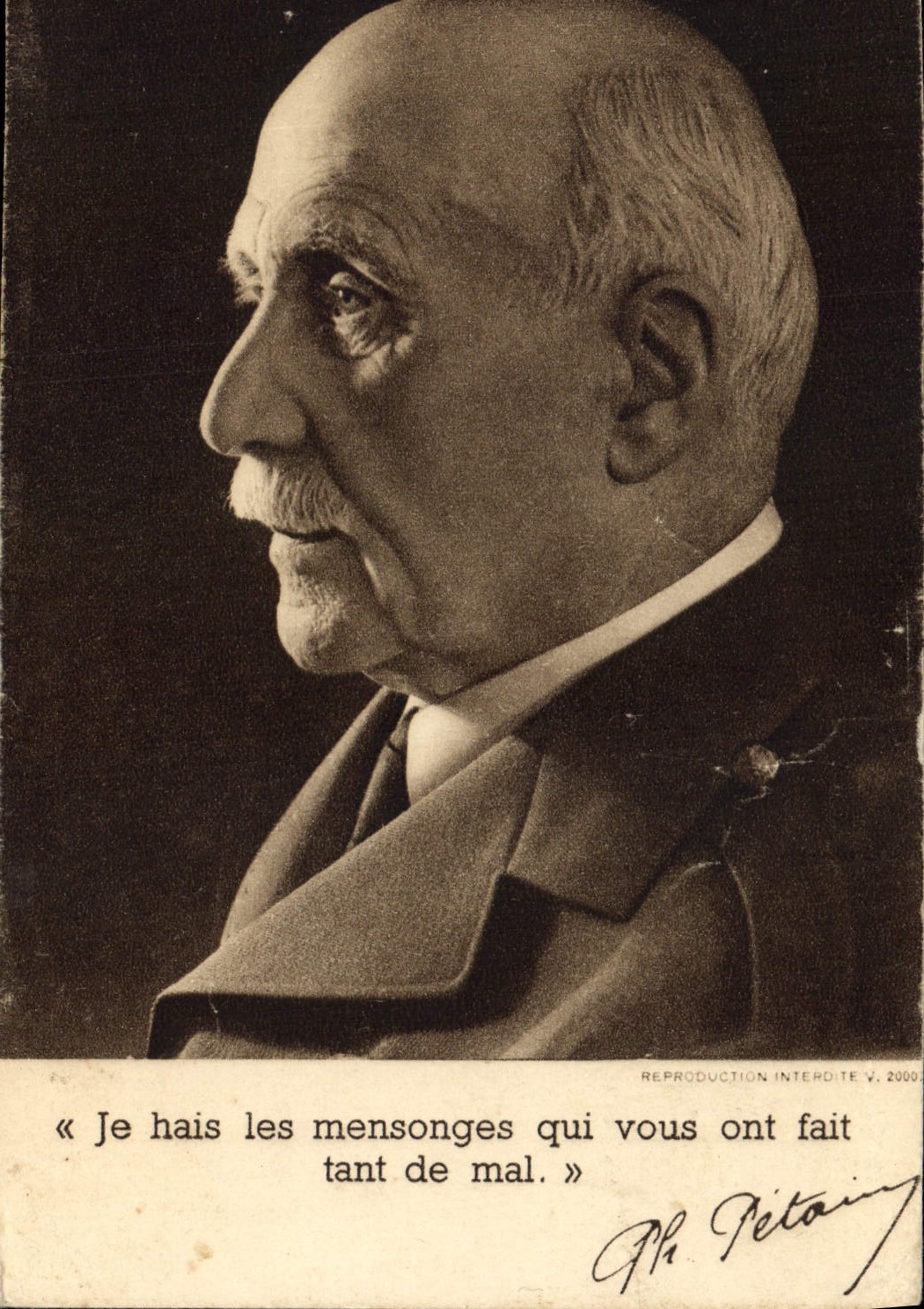 CPA Militaria Petain 