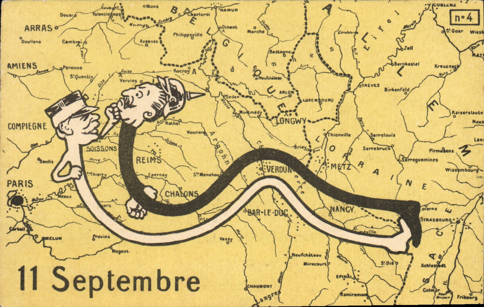 CPA Militaria 11 Septembre 