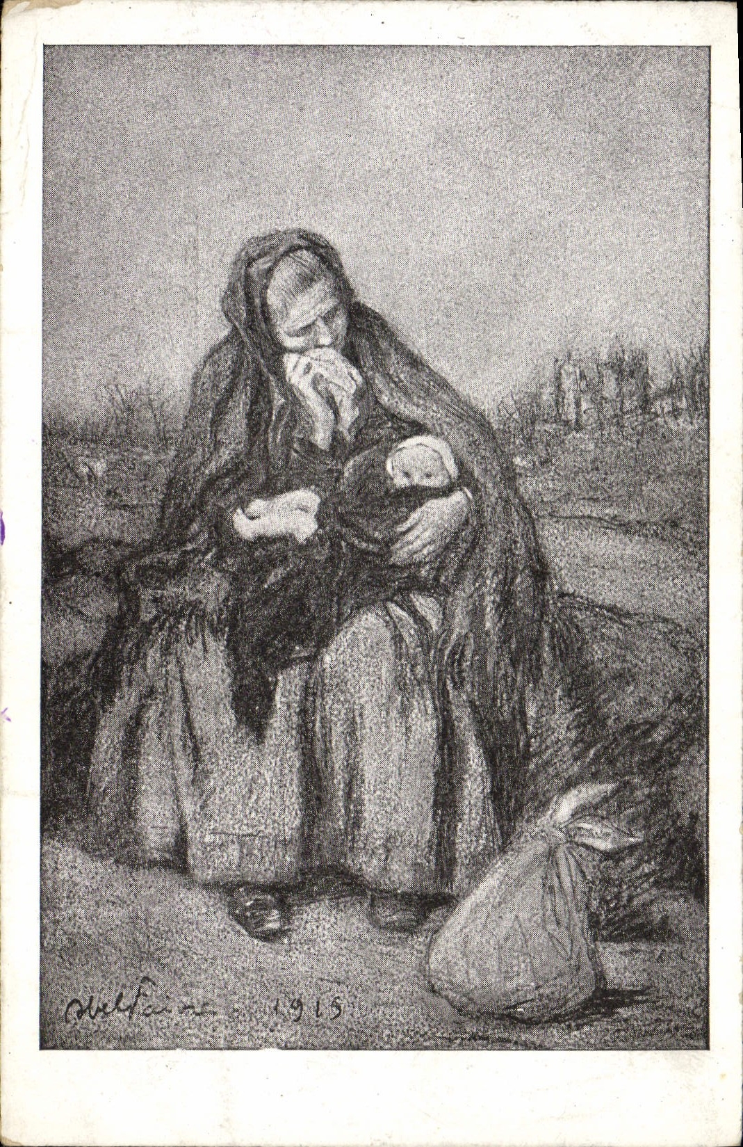 CPA Militaria Secours National 