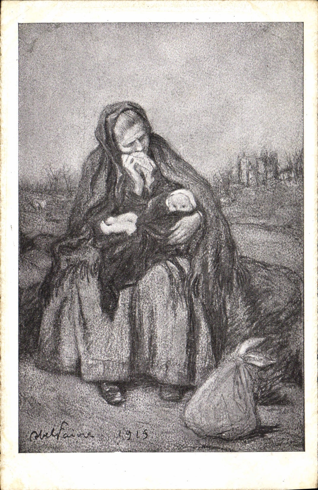 CPA Militaria Secours National 