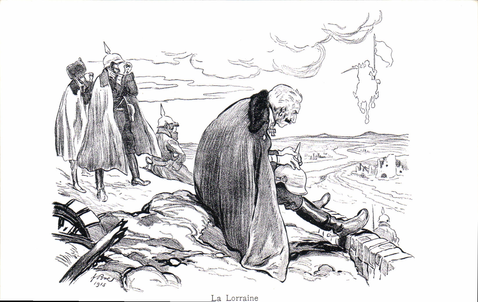 CPA Militaria La Lorraine 