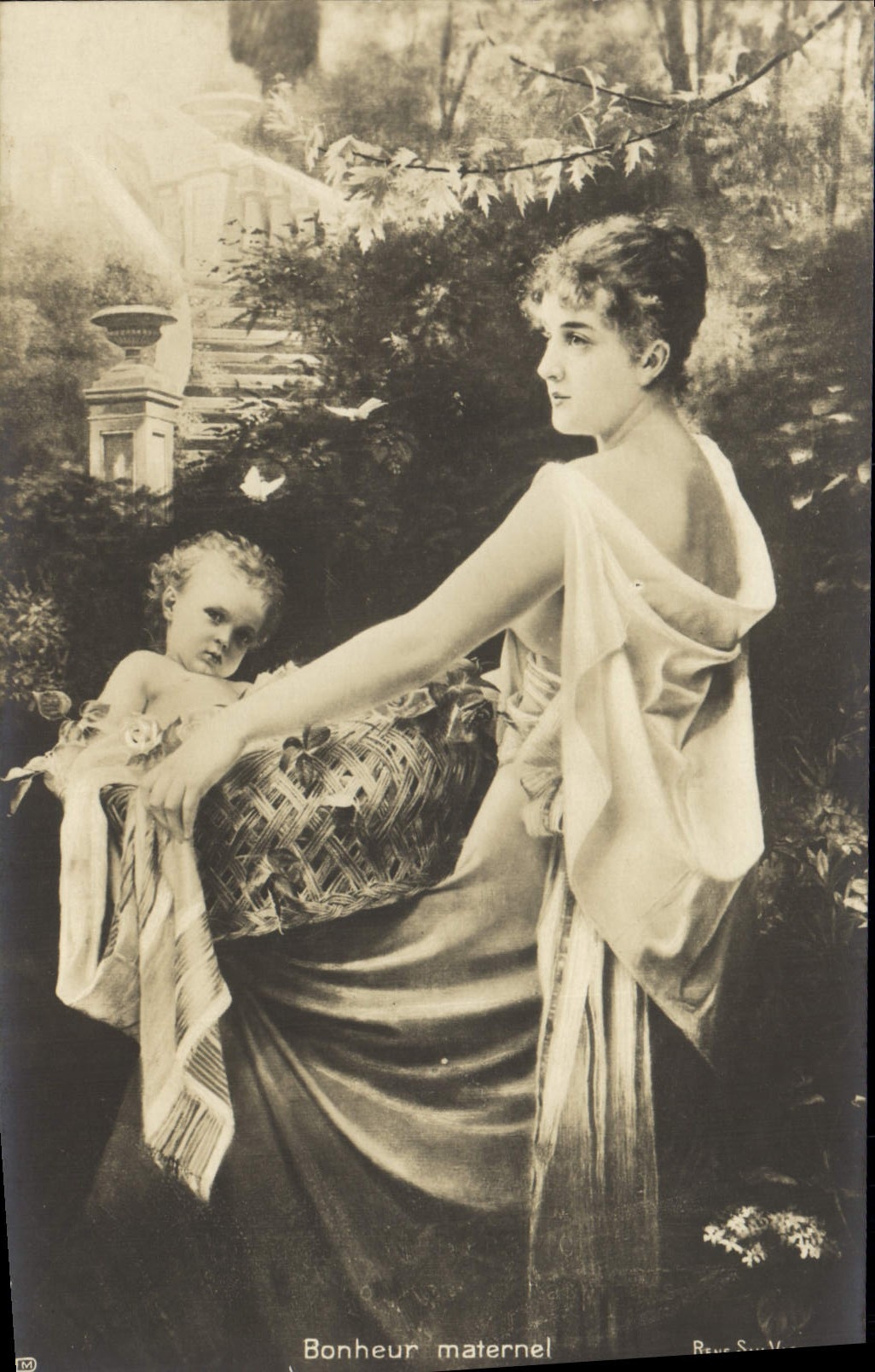 CPA Bonheur maternel 