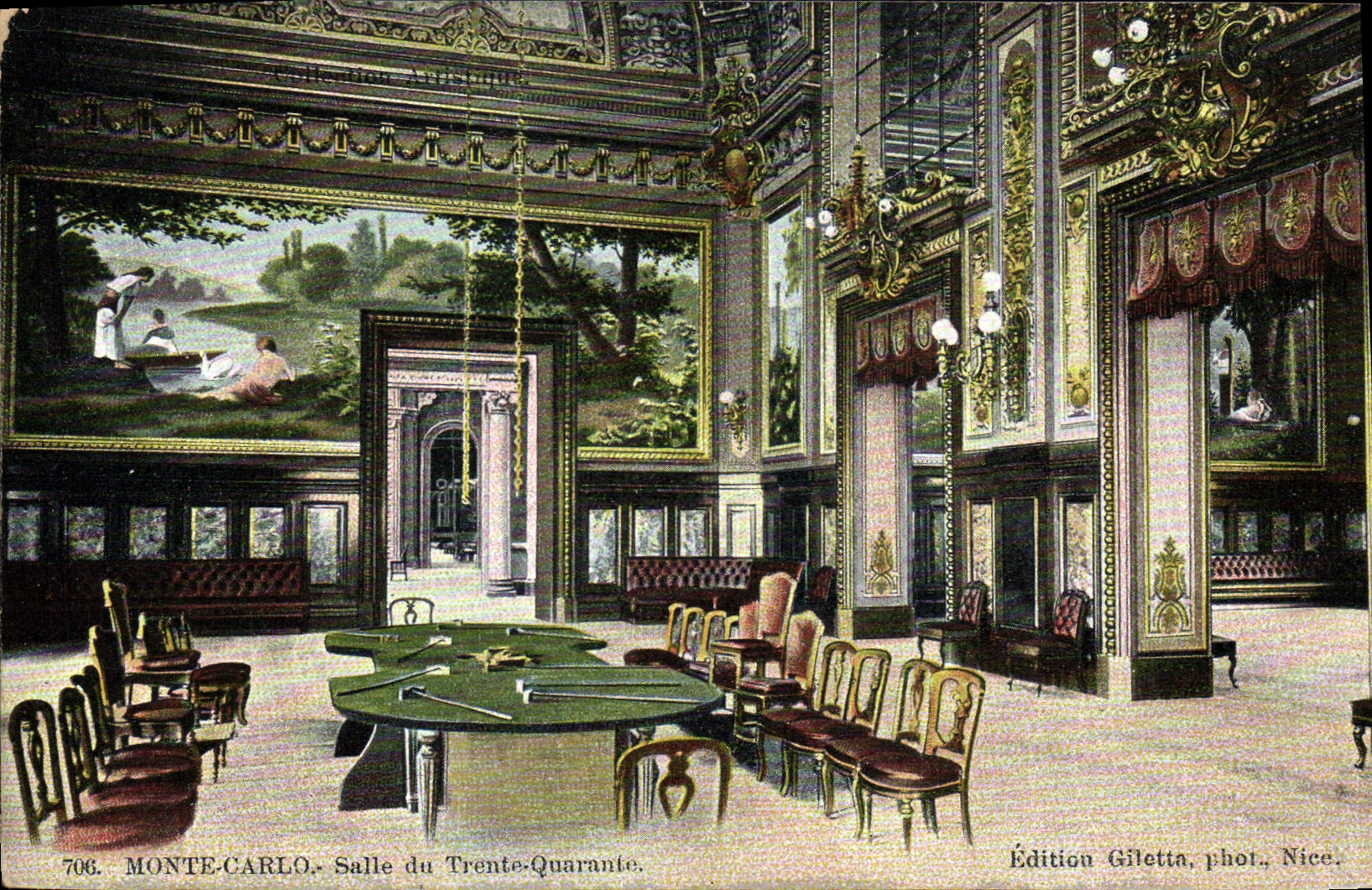 CPA Casino Monte Carlo Salle du Trente Quarante 