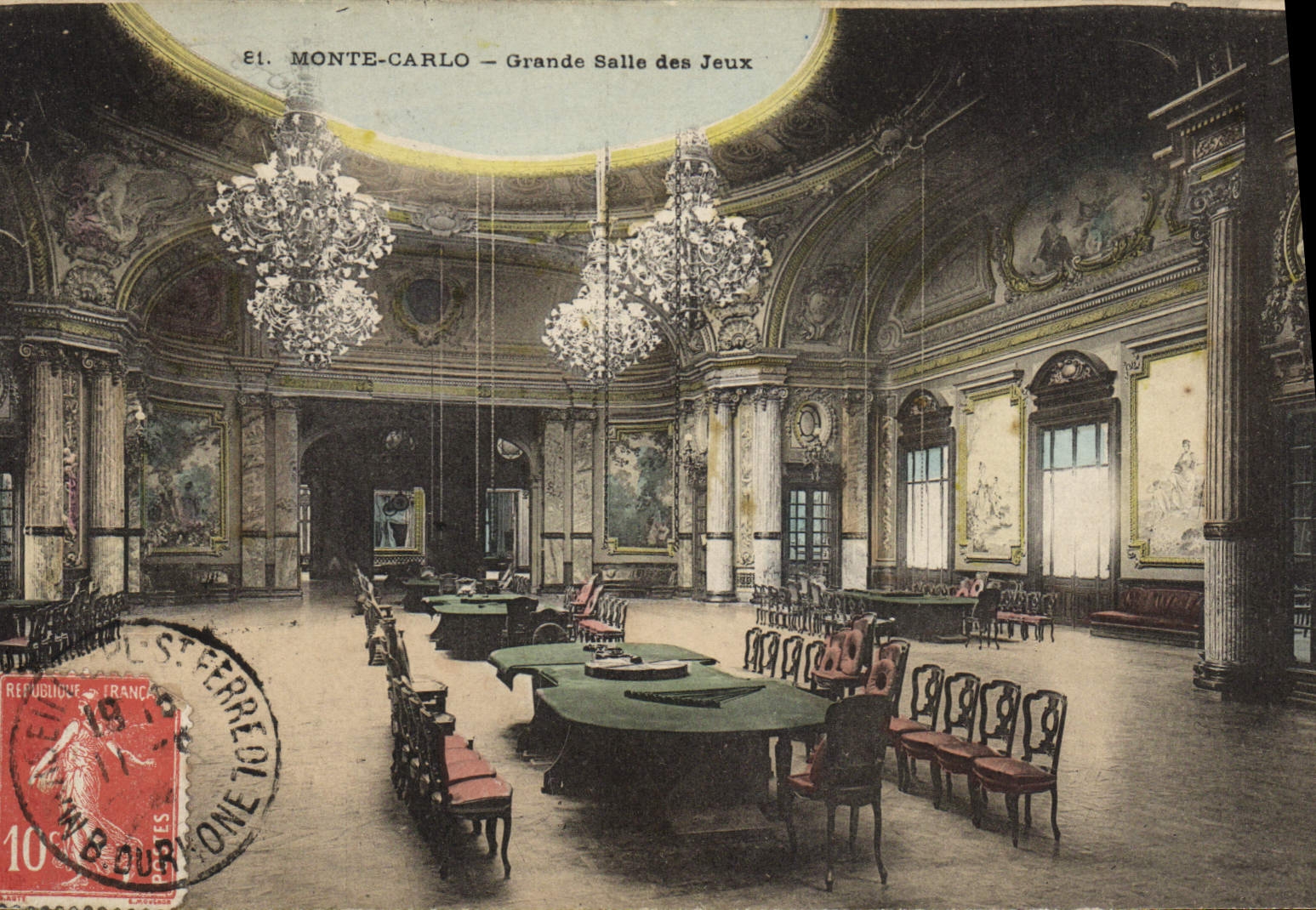 CPA Casino Monte Carlo Grande salle des jeux 