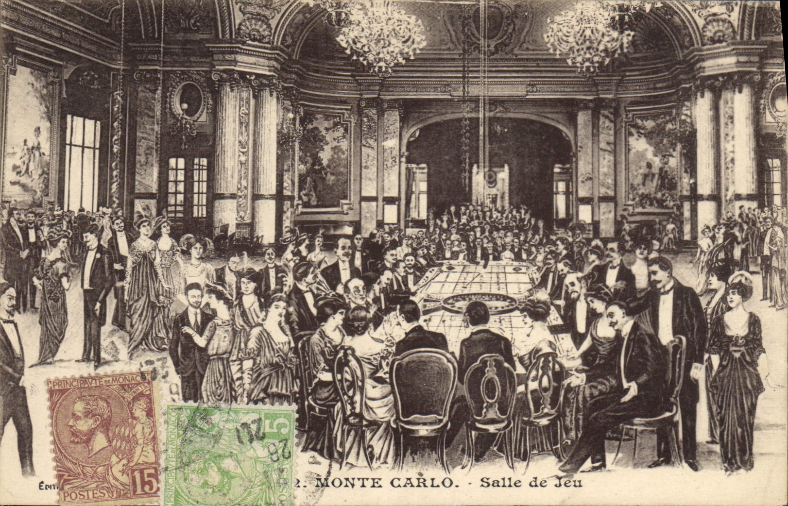 CPA Casino Monte Carlo Salle de jeu 